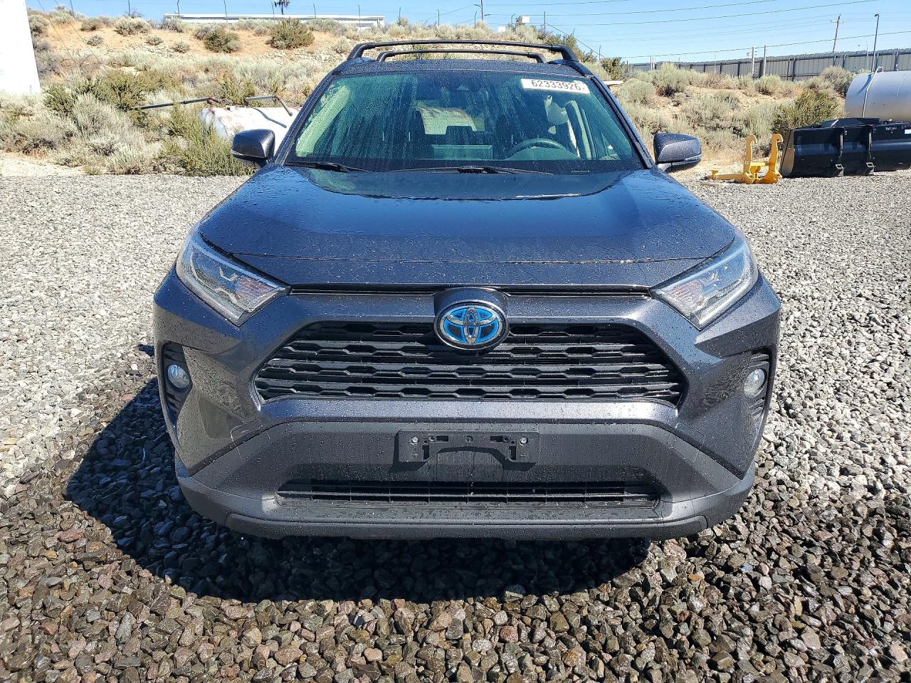 2019 Toyota Rav4 Hybrid Xle Gray vin: JTMRWRFV2KD504543