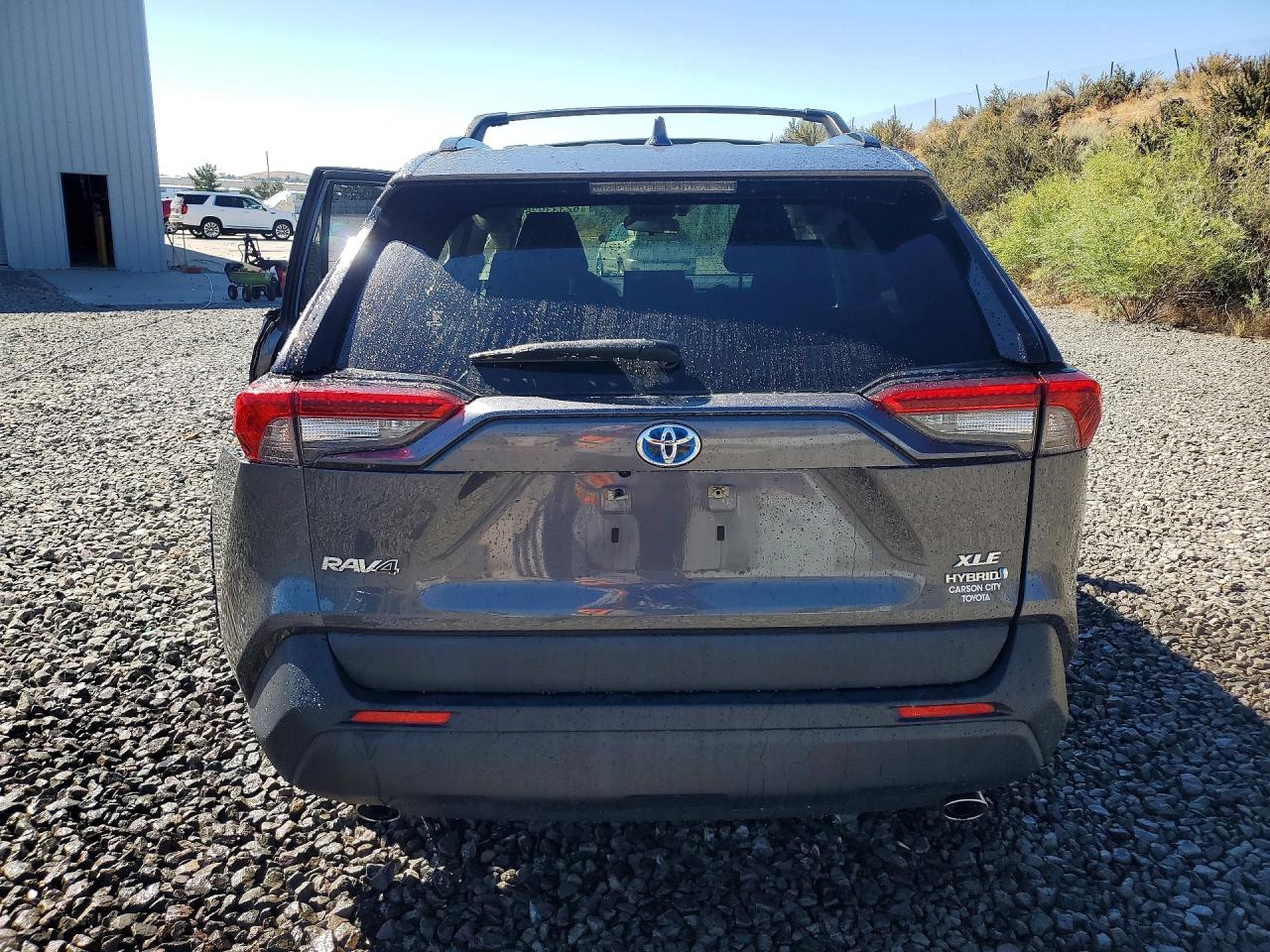 2019 Toyota Rav4 Hybrid Xle Gray vin: JTMRWRFV2KD504543