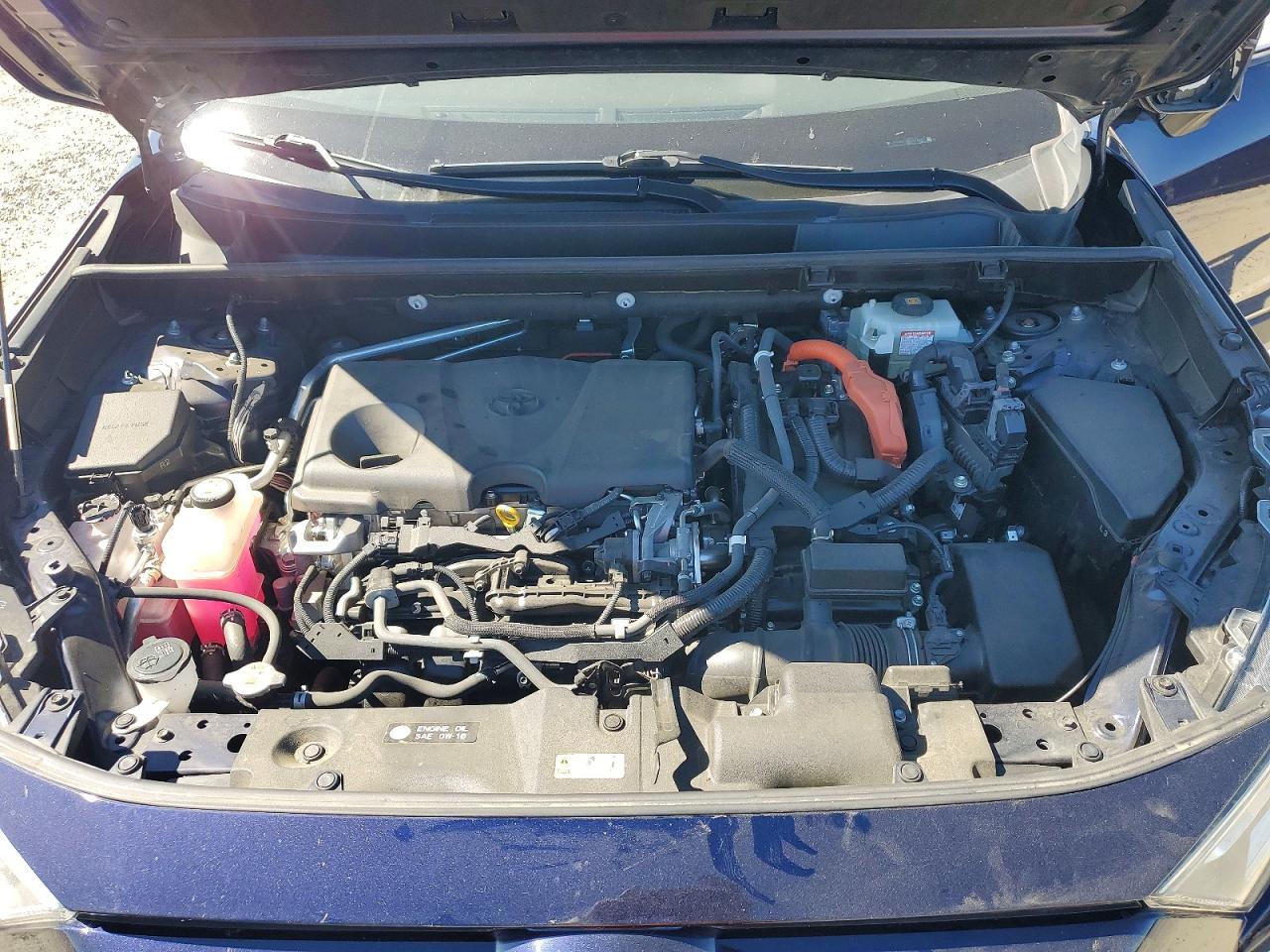 2019 Toyota Rav4 Hybrid Xle Blue vin: JTMRWRFV2KJ004691