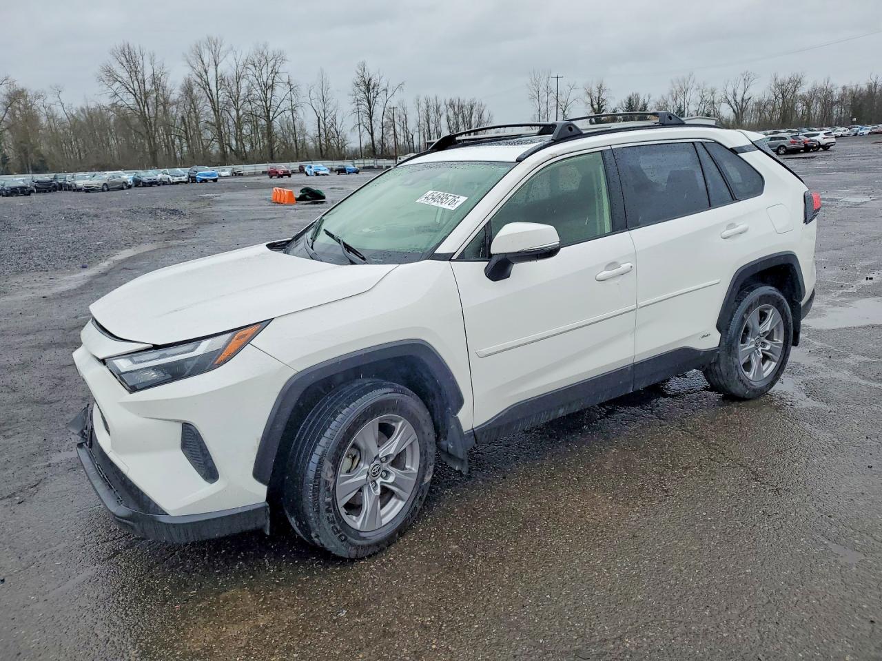 2025 Toyota Rav4 Hybrid Xle White vin: JTMRWRFV2SD291416
