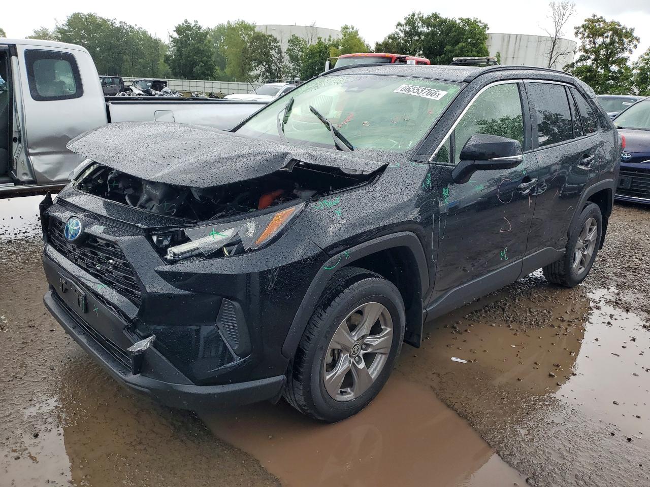 2024 Toyota Rav4 Hybrid Xle Black vin: JTMRWRFV4RD273350