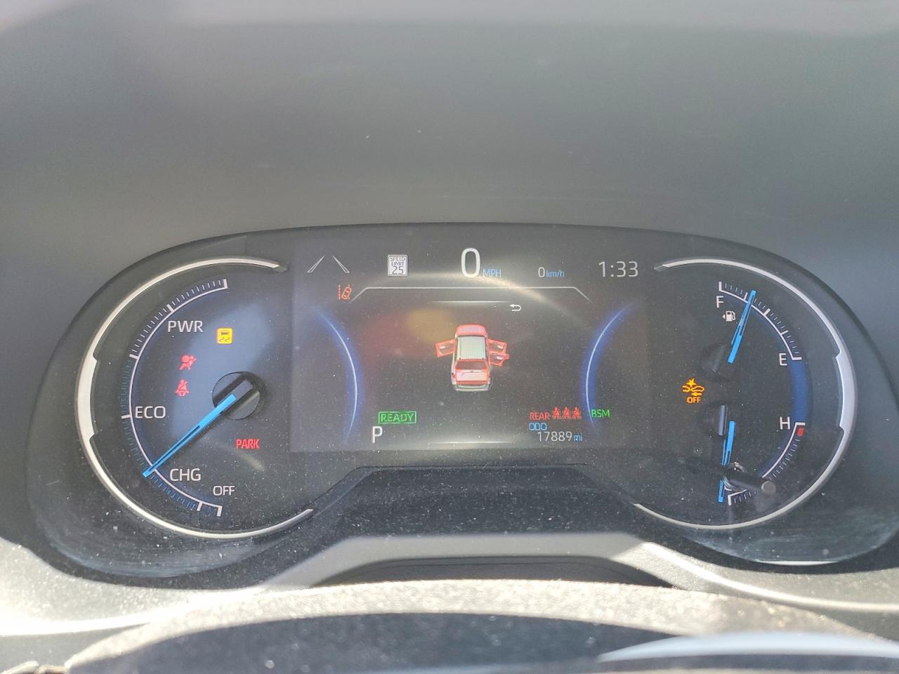 2025 Toyota Rav4 Hybrid Xle White vin: JTMRWRFV4SD345251