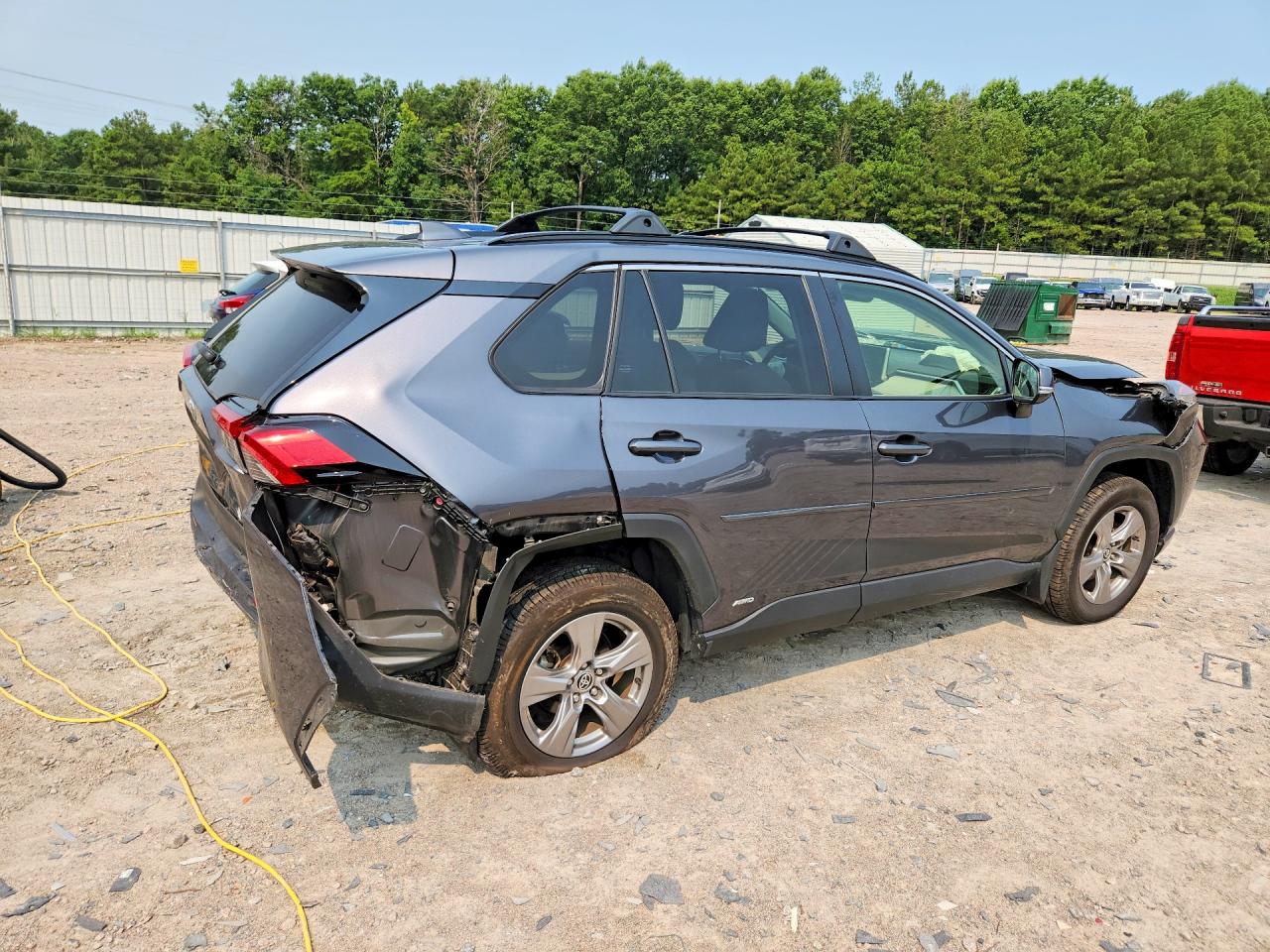 2023 Toyota Rav4 Hybrid Xle Gray vin: JTMRWRFV5PD188093