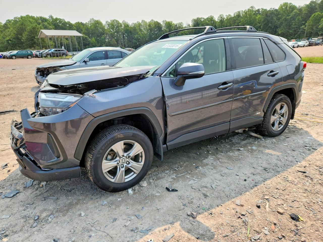 2023 Toyota Rav4 Hybrid Xle Gray vin: JTMRWRFV5PD188093
