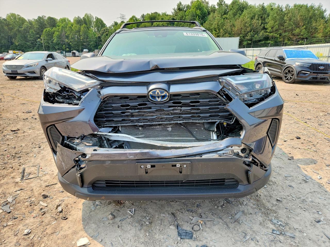 2023 Toyota Rav4 Hybrid Xle Gray vin: JTMRWRFV5PD188093