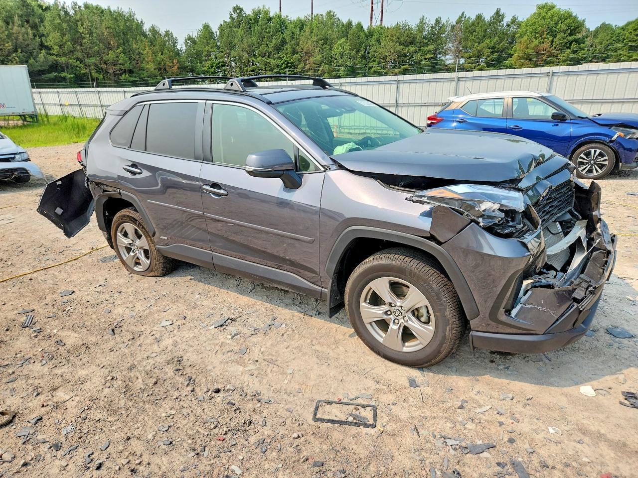 2023 Toyota Rav4 Hybrid Xle Gray vin: JTMRWRFV5PD188093