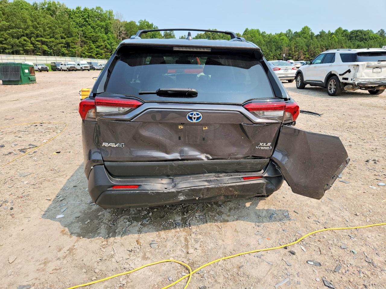2023 Toyota Rav4 Hybrid Xle Gray vin: JTMRWRFV5PD188093