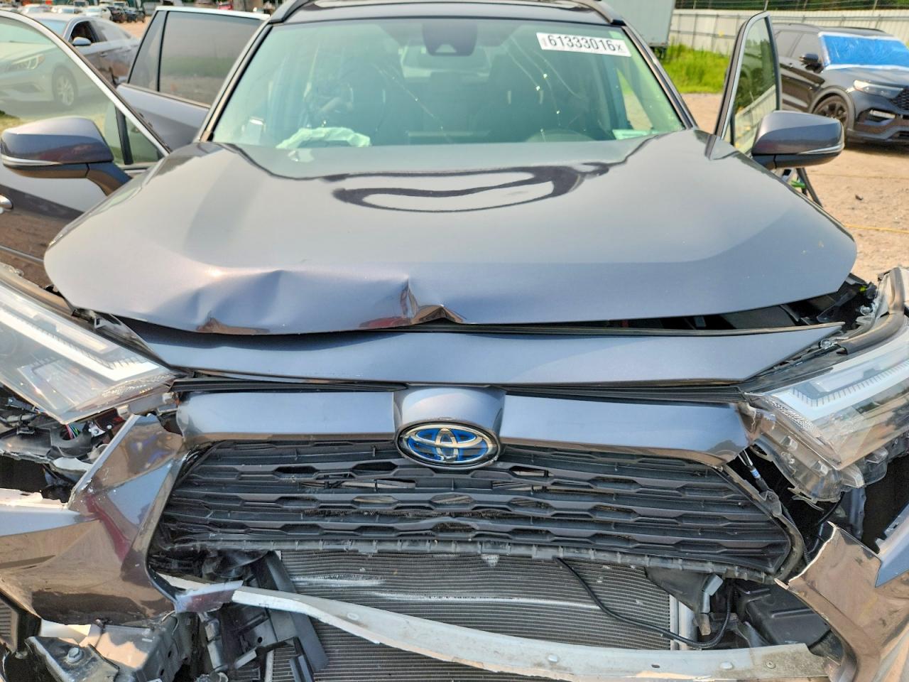 2023 Toyota Rav4 Hybrid Xle Gray vin: JTMRWRFV5PD188093