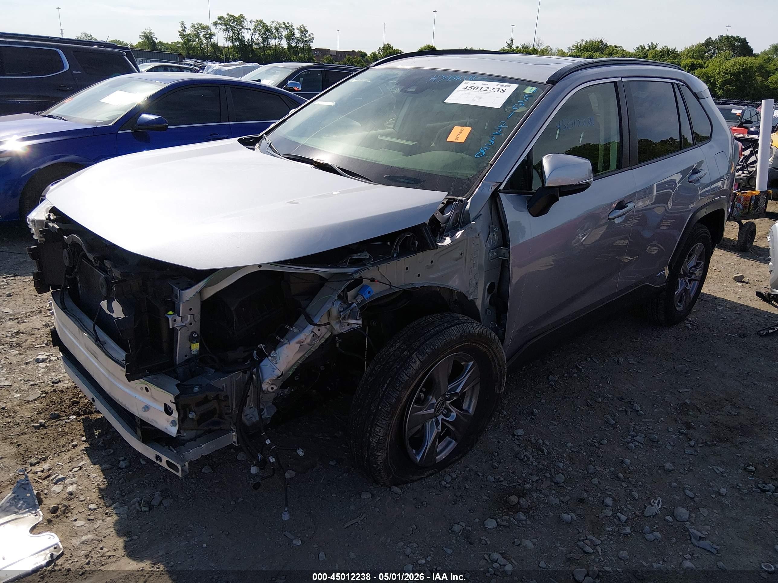 2024 Toyota Rav4 Hybrid Xle Pewter vin: JTMRWRFV5RD237876