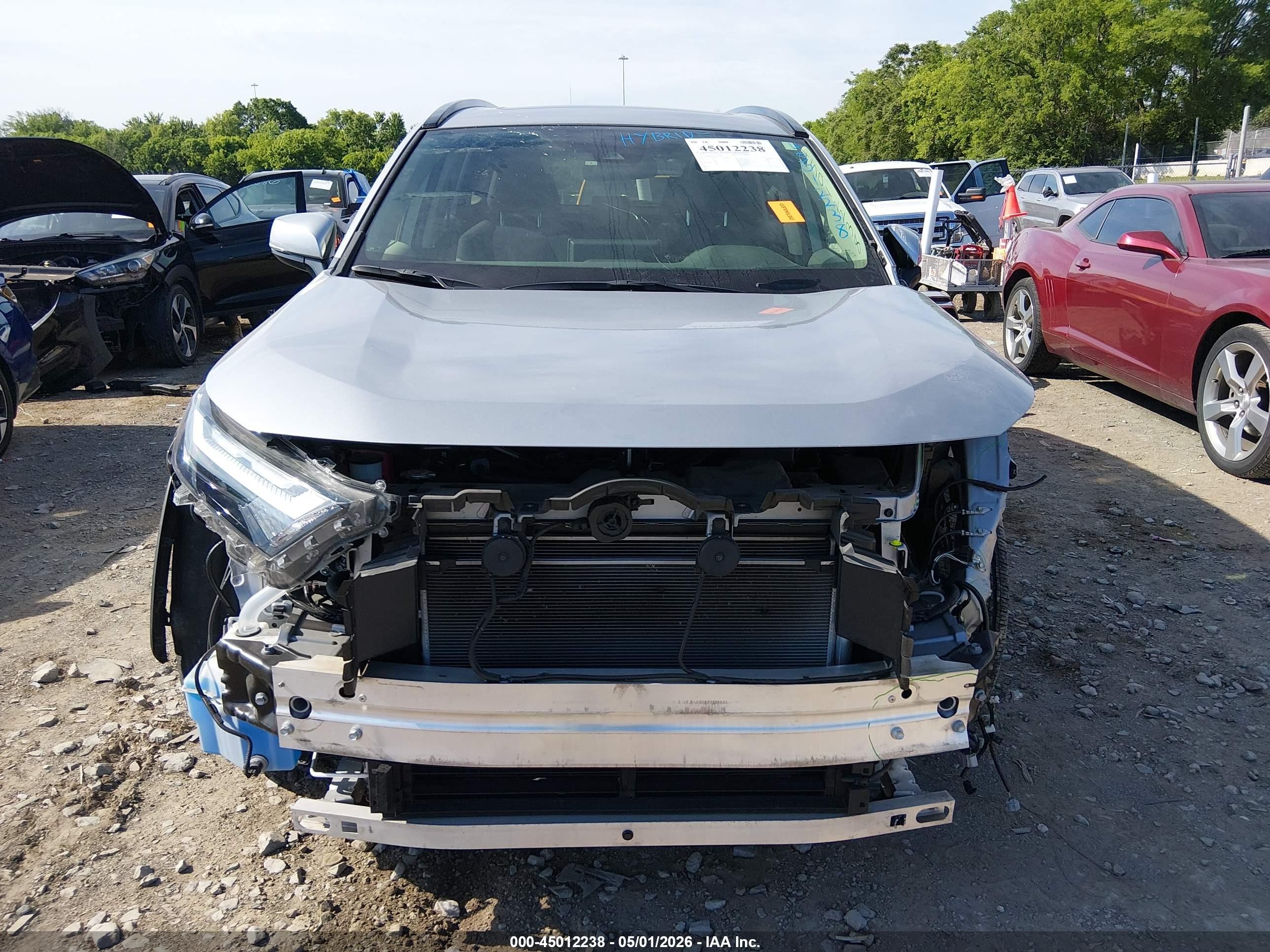 2024 Toyota Rav4 Hybrid Xle Pewter vin: JTMRWRFV5RD237876