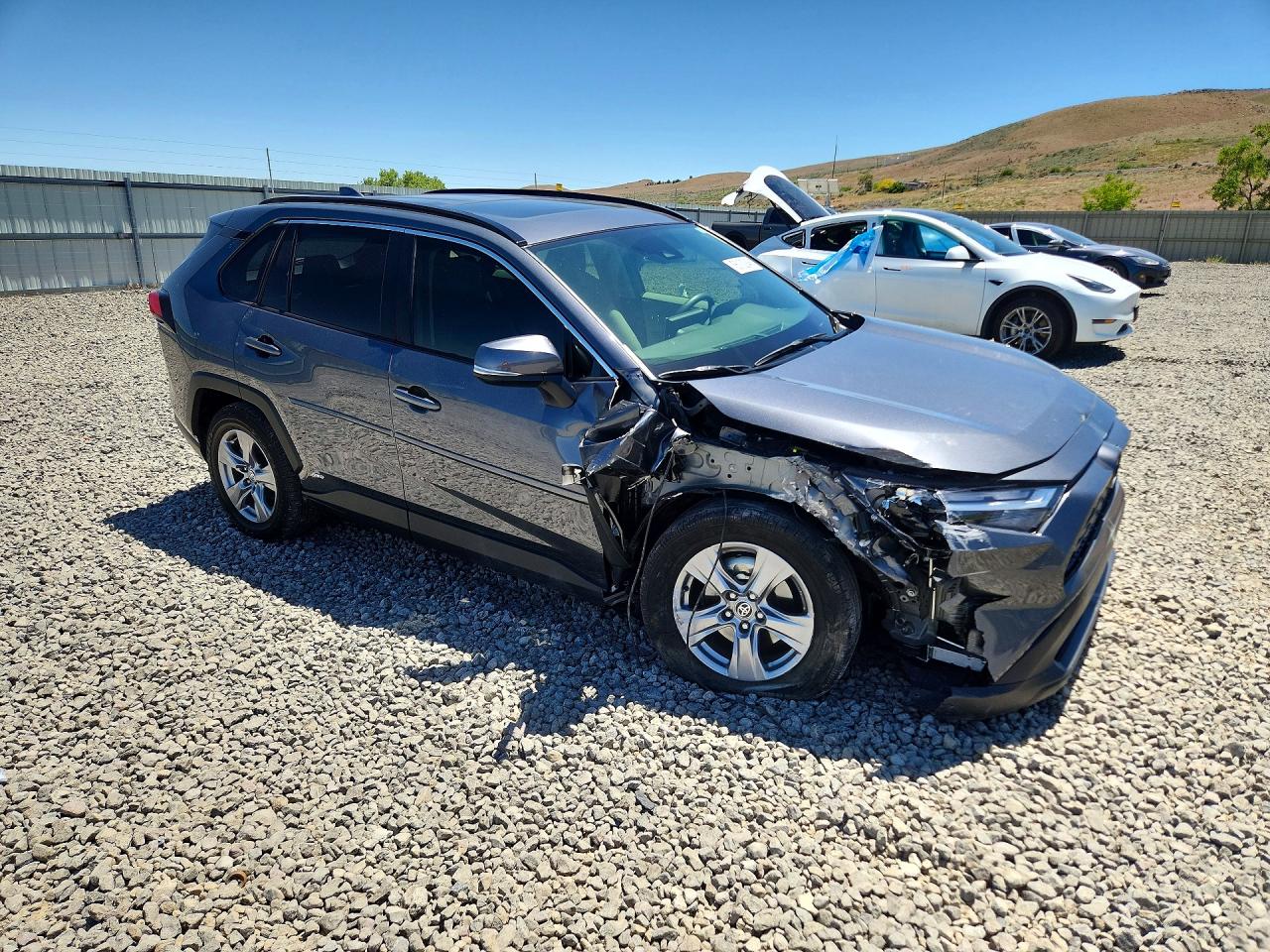 2023 Toyota Rav4 Hybrid Xle Charcoal vin: JTMRWRFVXPD206684