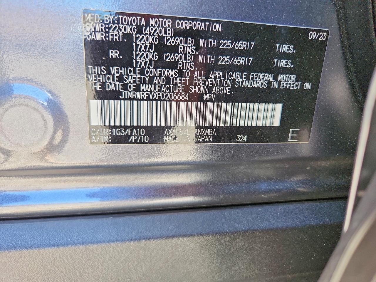 2023 Toyota Rav4 Hybrid Xle Charcoal vin: JTMRWRFVXPD206684