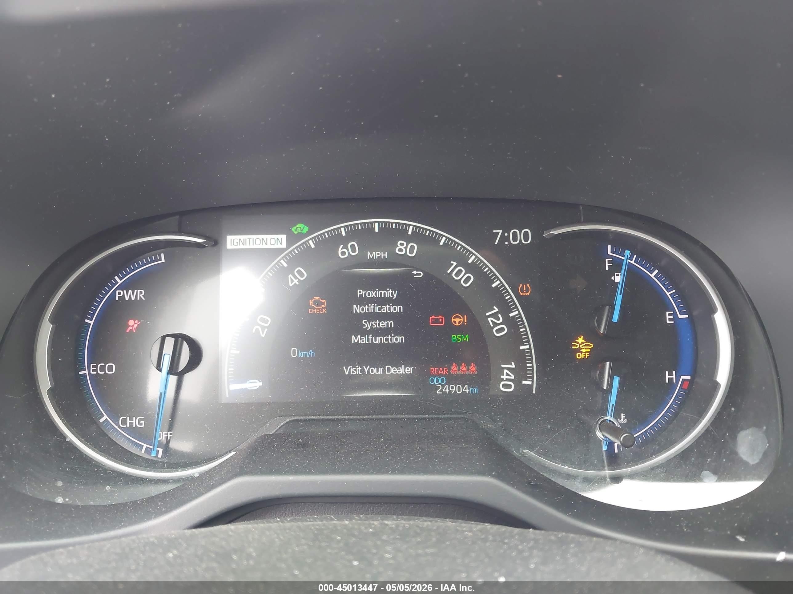 2025 Toyota Rav4 Hybrid Xle Серый vin: JTMRWRFVXSJ067179