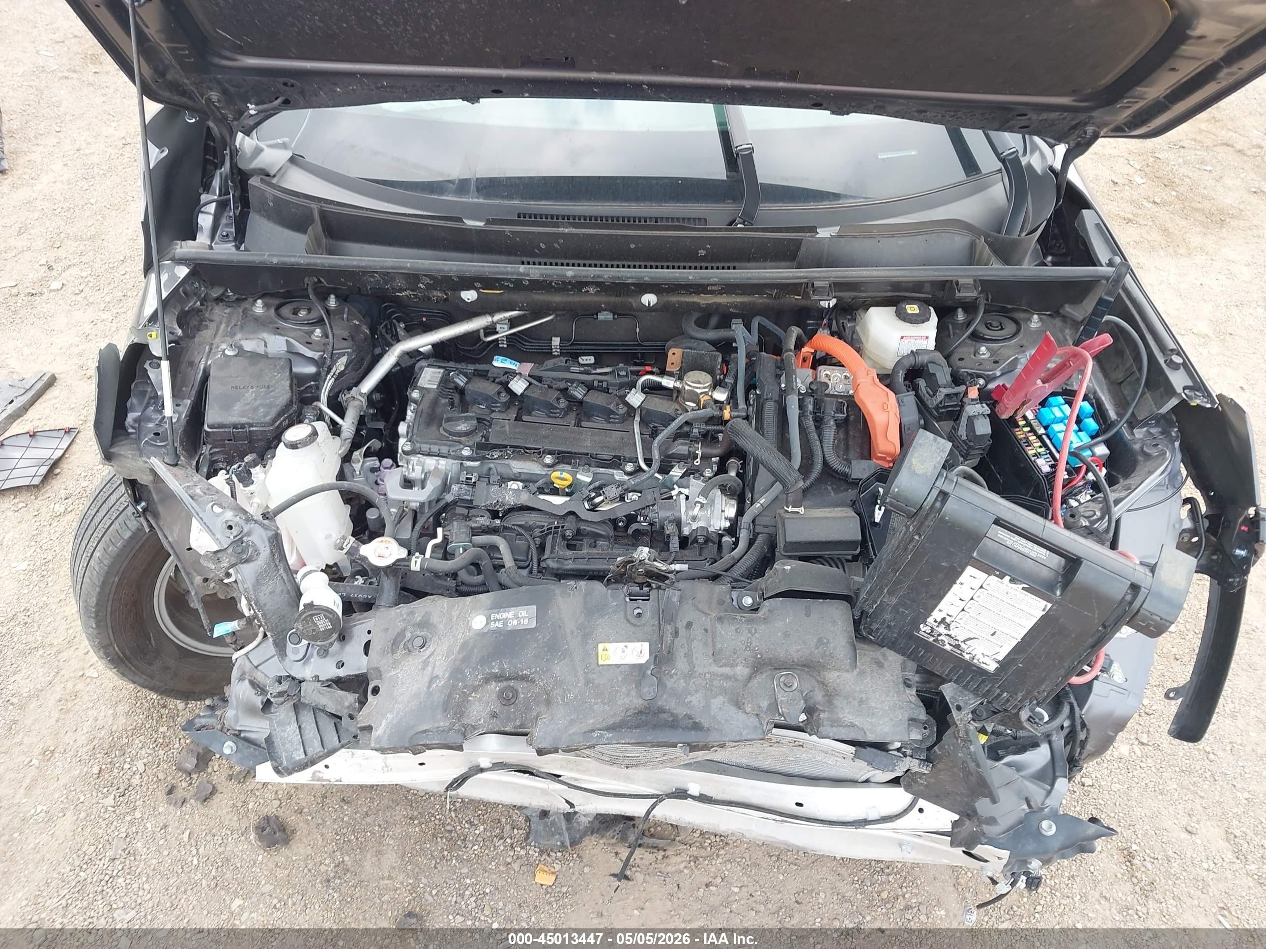2025 Toyota Rav4 Hybrid Xle Серый vin: JTMRWRFVXSJ067179