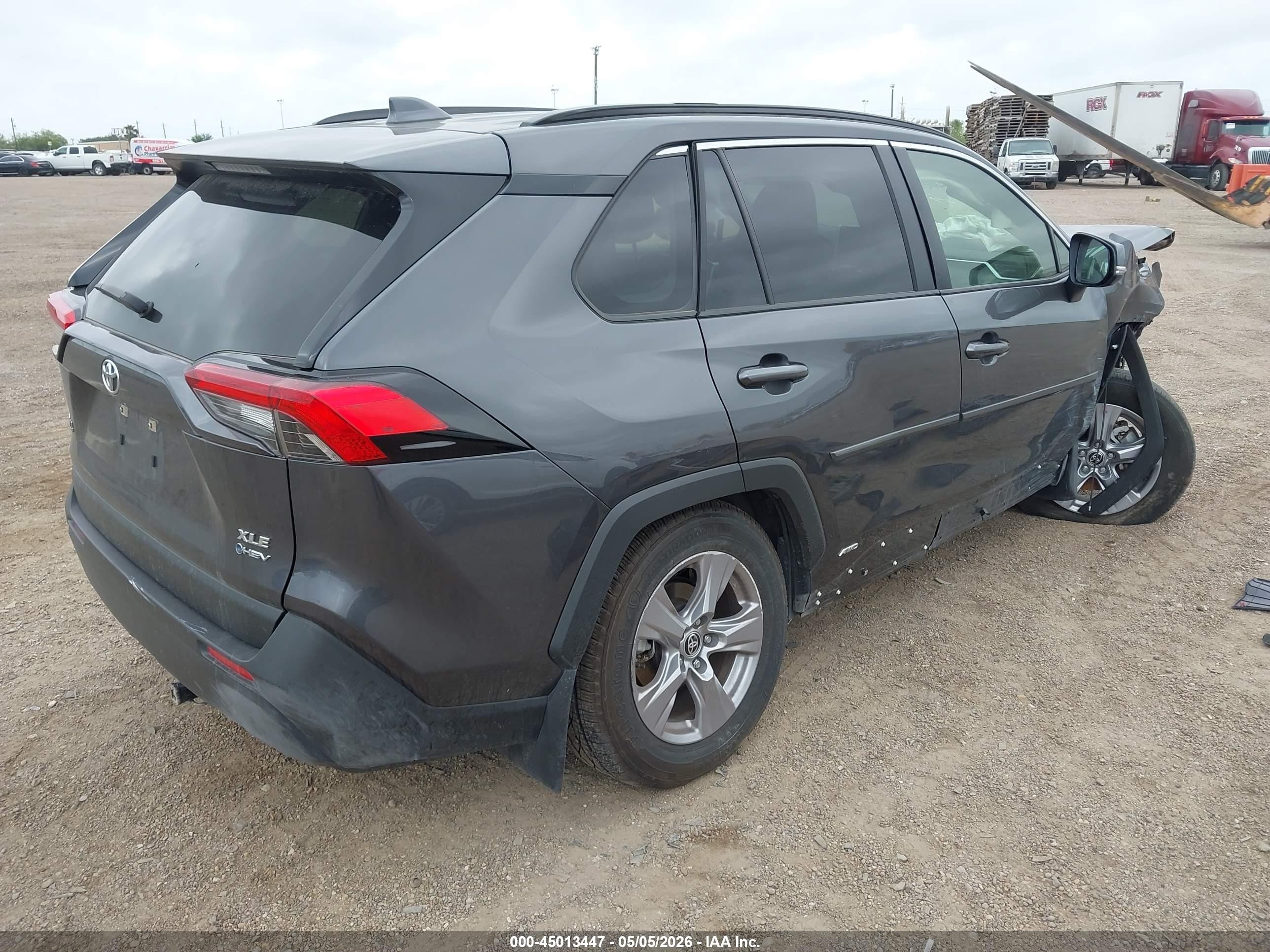 2025 Toyota Rav4 Hybrid Xle Серый vin: JTMRWRFVXSJ067179