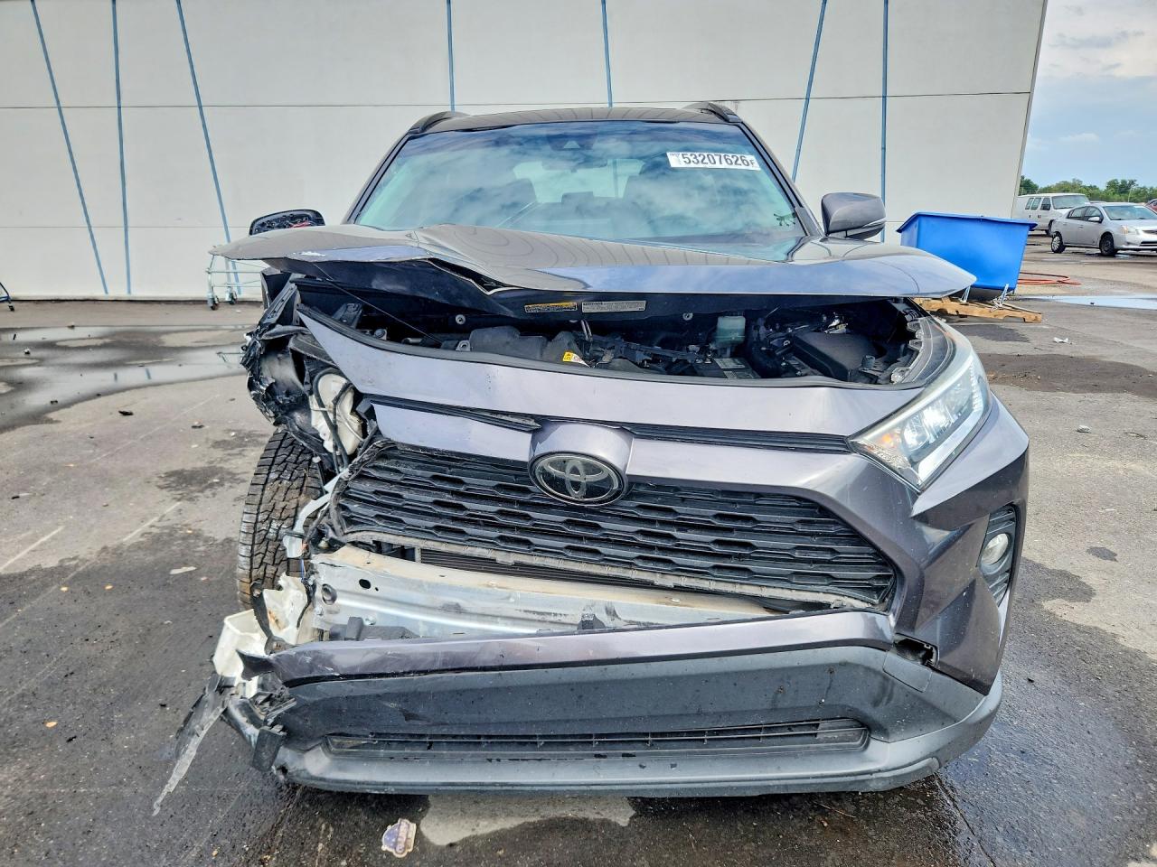 2019 Toyota Rav4 Xle Gray vin: JTMW1RFV0KJ001824