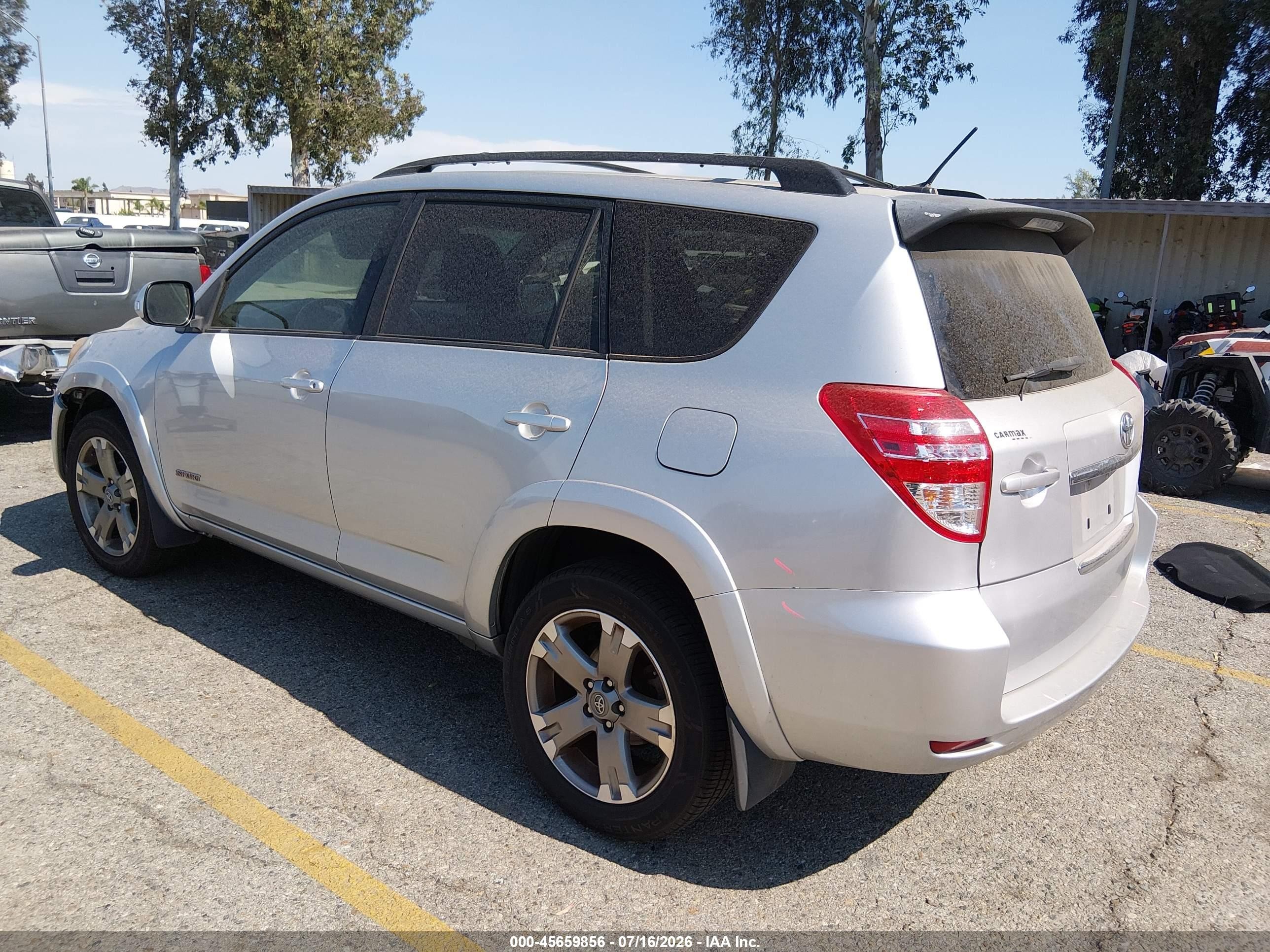 2012 Toyota Rav4 Sport Silver vin: JTMWF4DV0C5043590