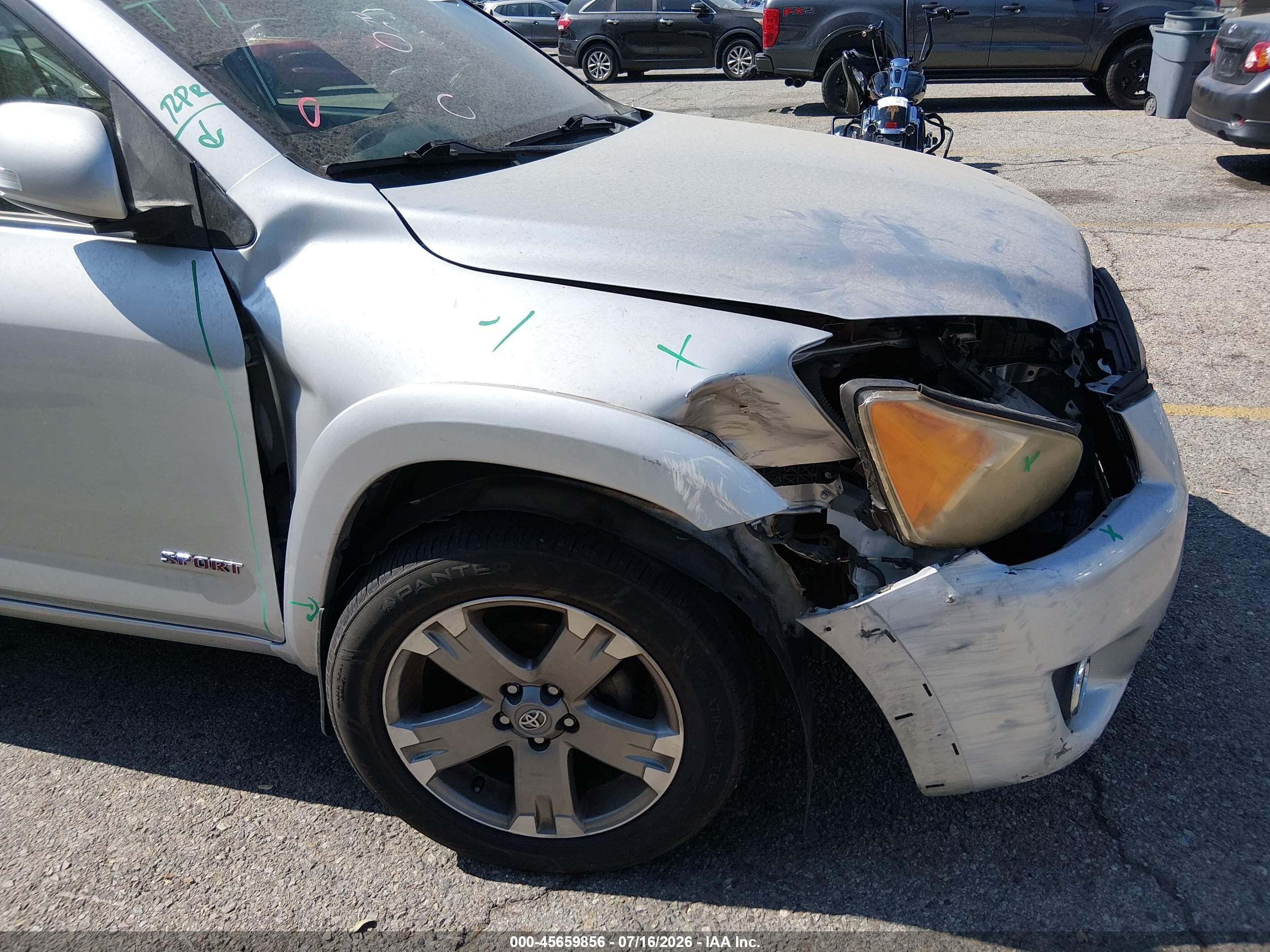 2012 Toyota Rav4 Sport Silver vin: JTMWF4DV0C5043590