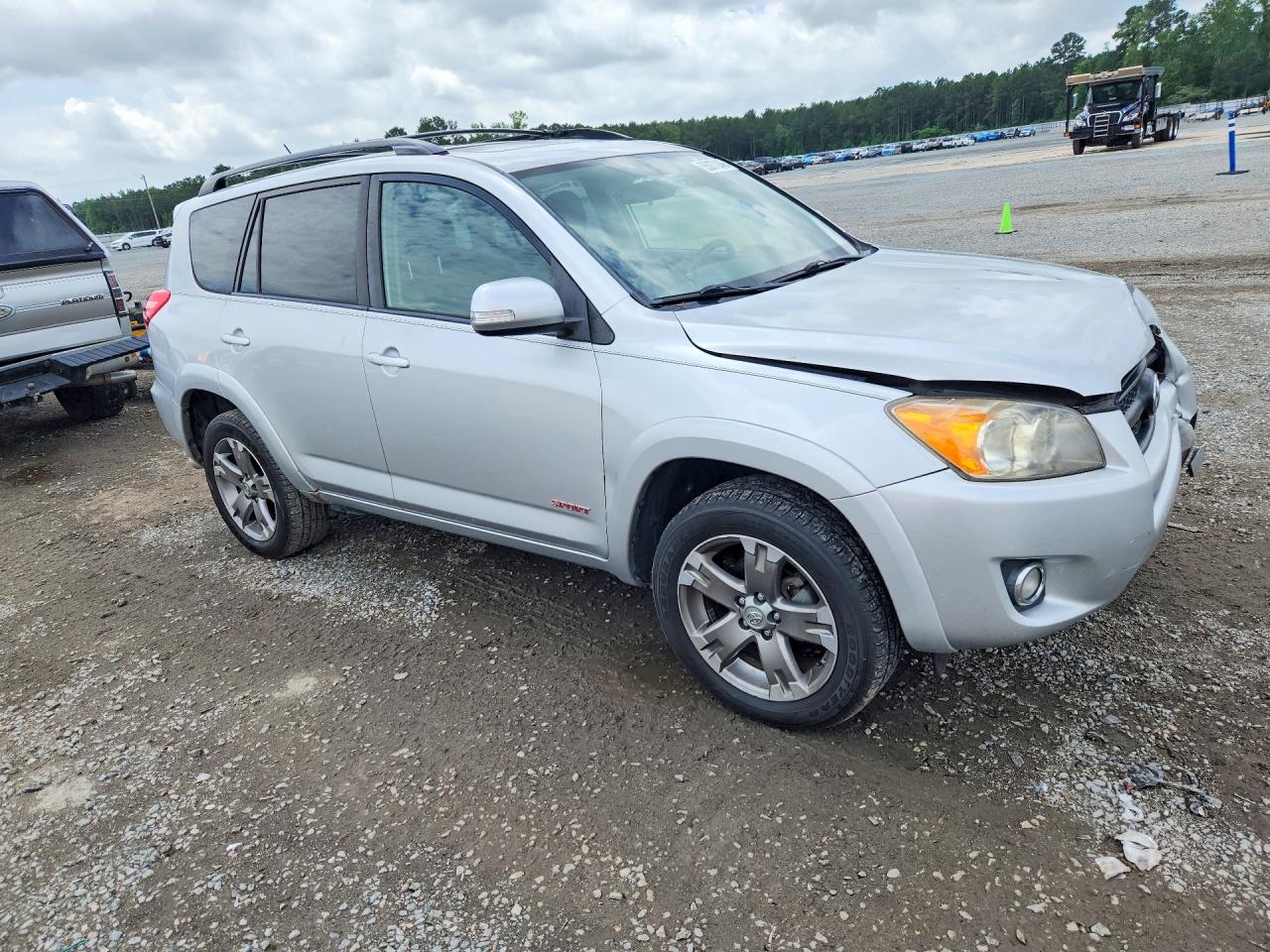2010 Toyota Rav4 Sport Silver vin: JTMWF4DV1A5030148