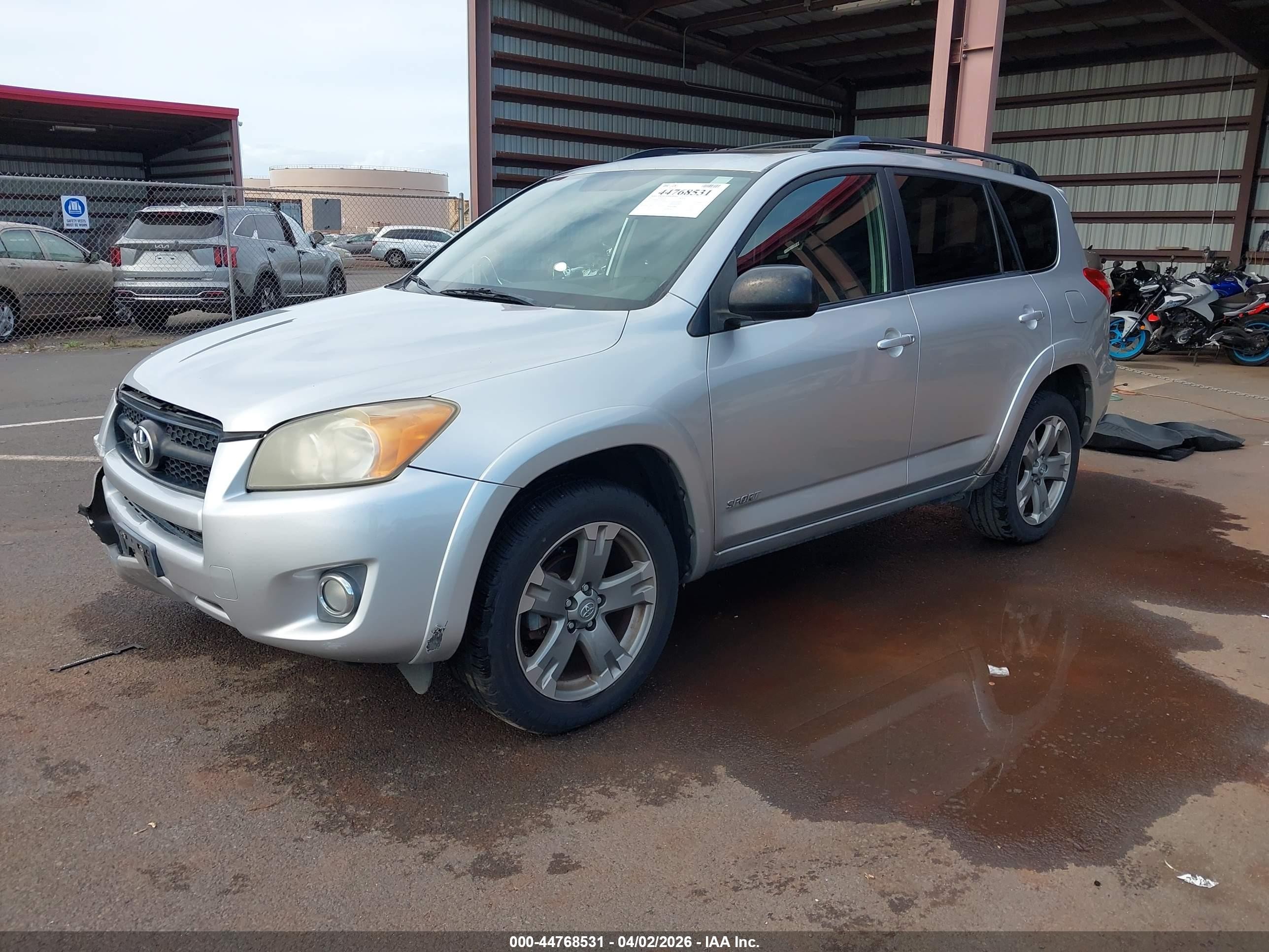 2010 Toyota Rav4 Sport Gray vin: JTMWF4DV1AD016238
