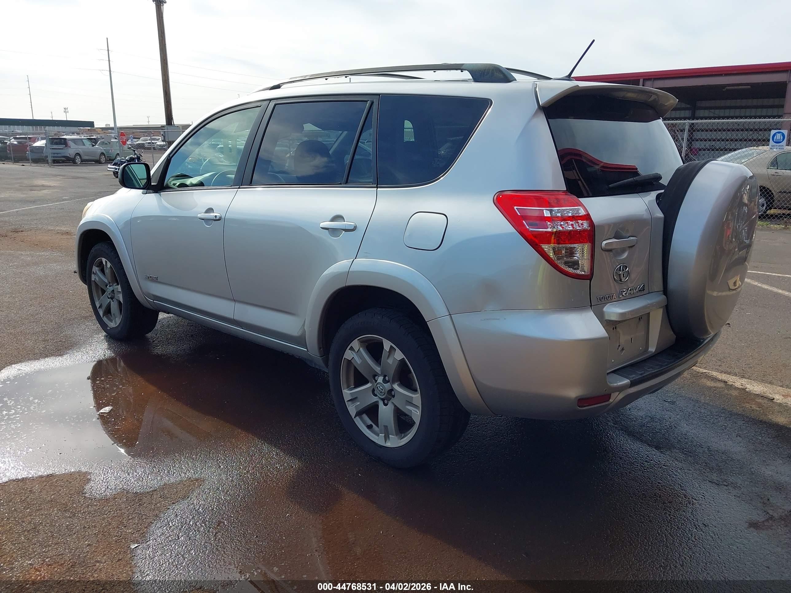 2010 Toyota Rav4 Sport Gray vin: JTMWF4DV1AD016238