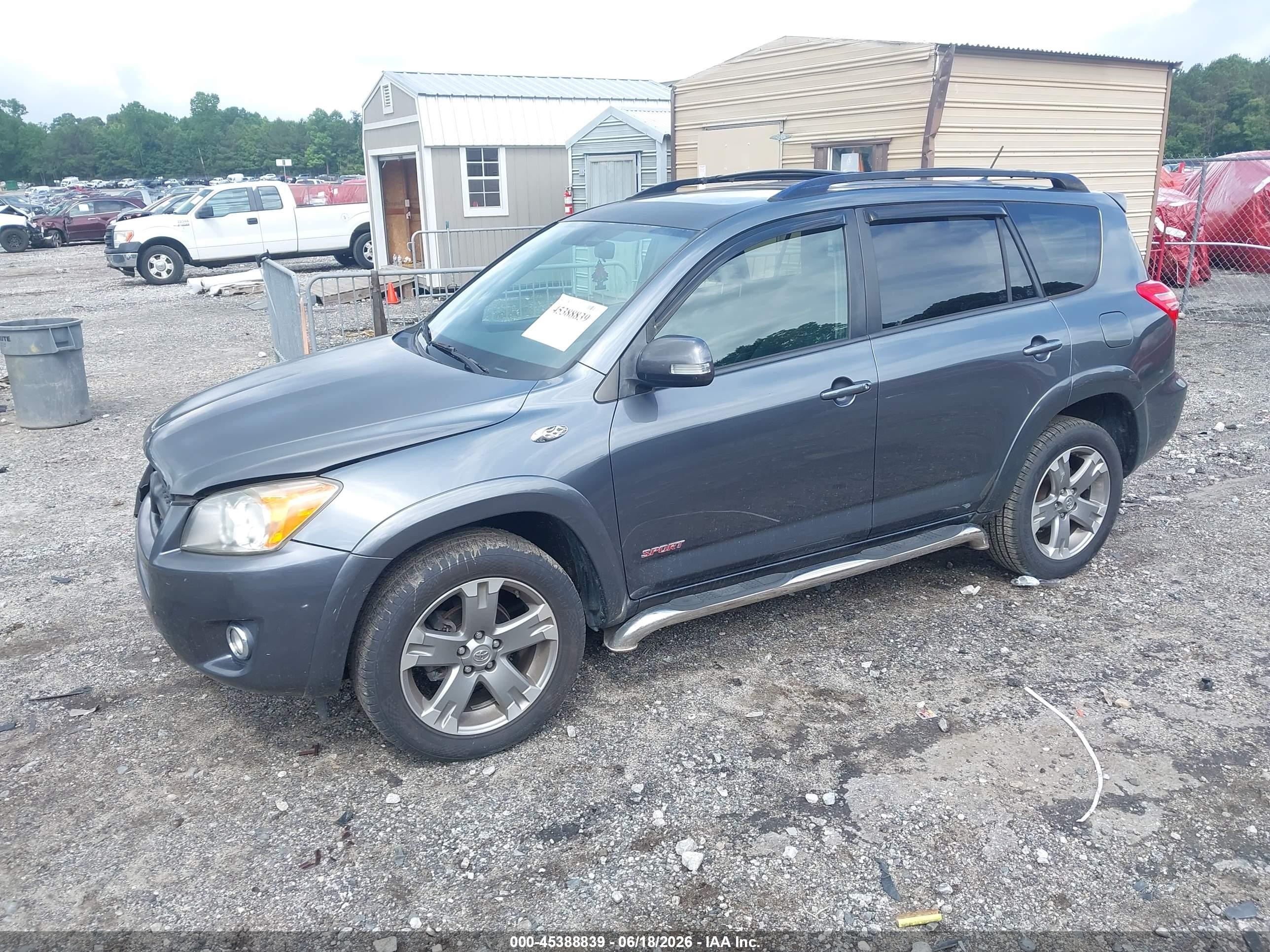 2012 Toyota Rav4 Sport Gray vin: JTMWF4DV1C5043355