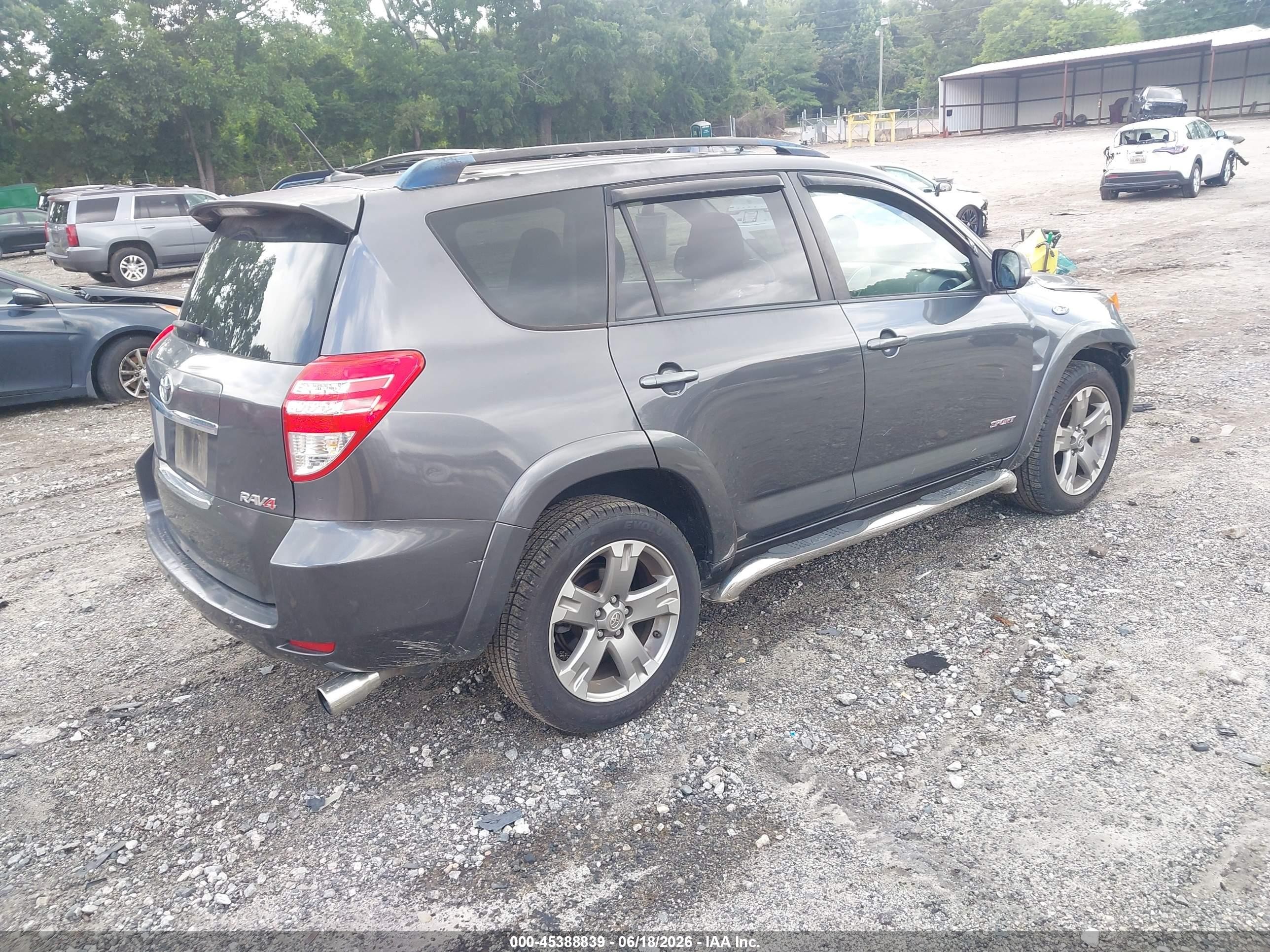 2012 Toyota Rav4 Sport Gray vin: JTMWF4DV1C5043355