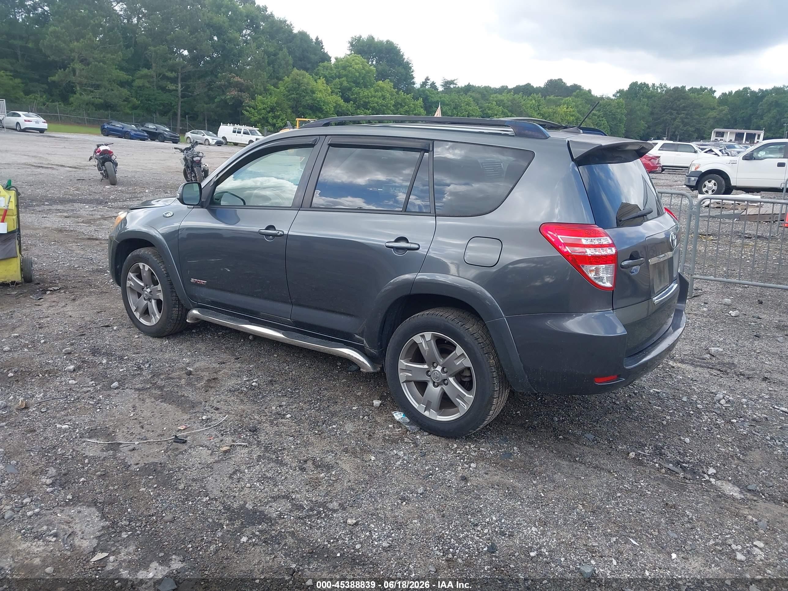2012 Toyota Rav4 Sport Gray vin: JTMWF4DV1C5043355