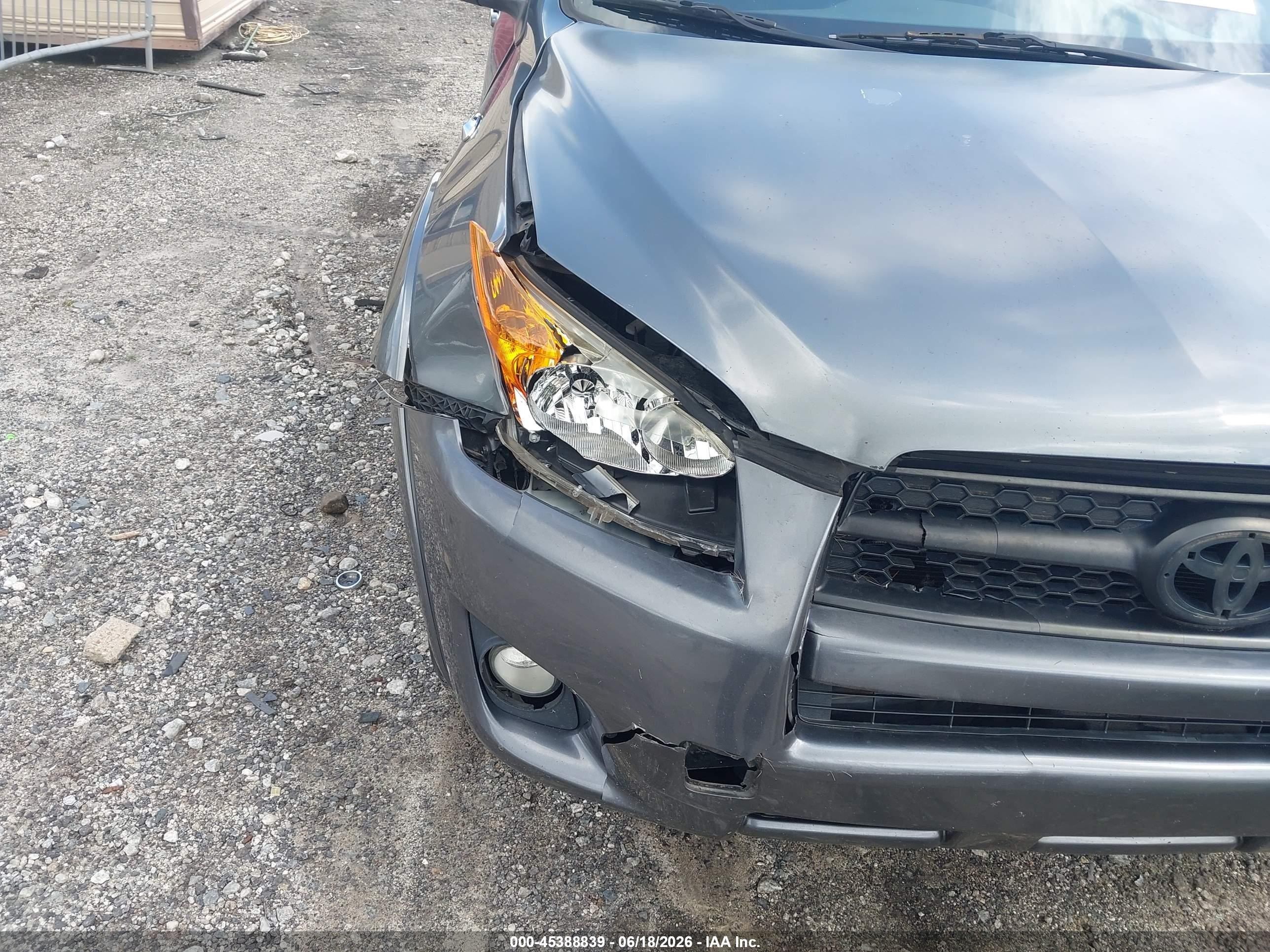 2012 Toyota Rav4 Sport Gray vin: JTMWF4DV1C5043355