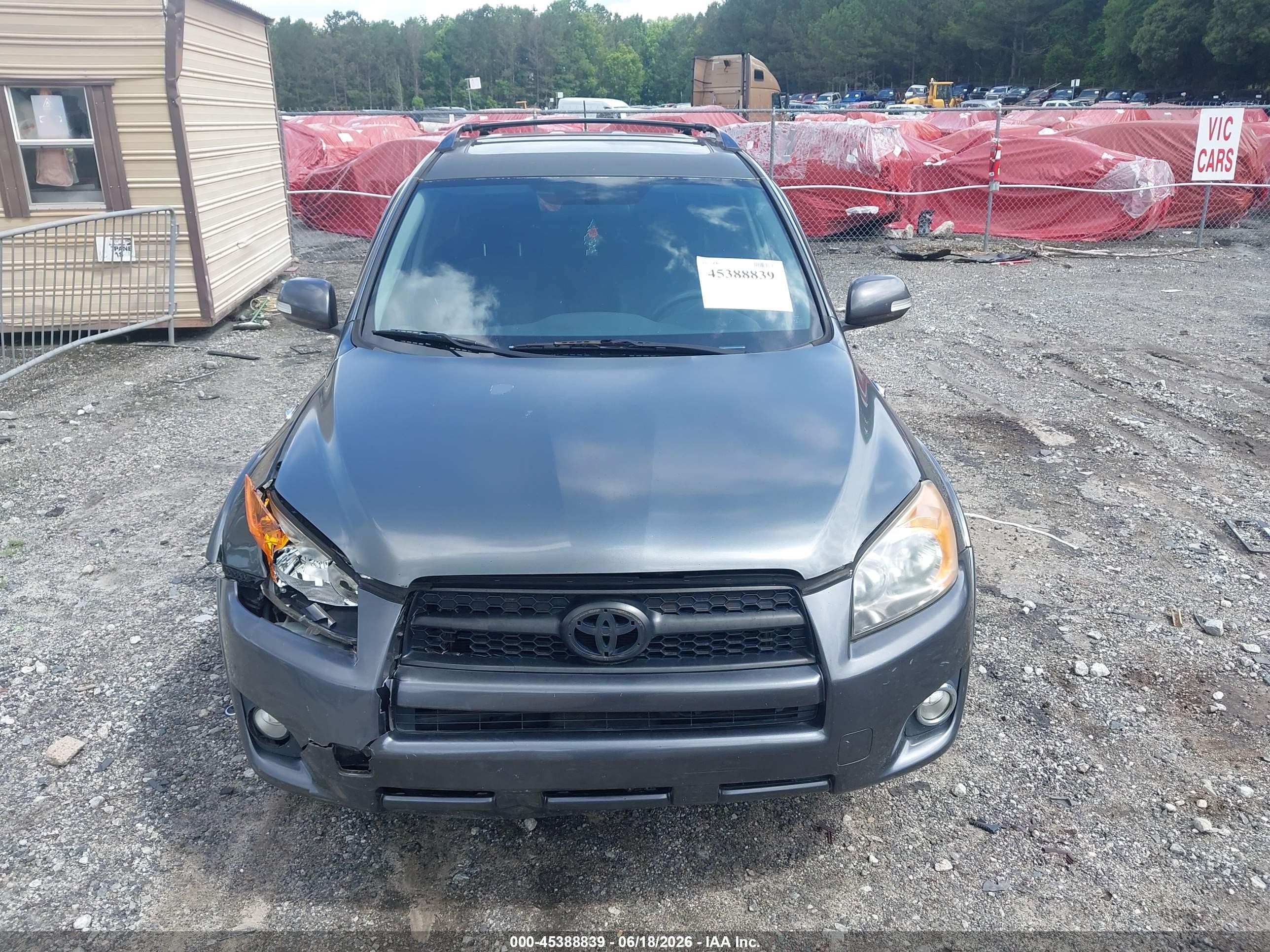 2012 Toyota Rav4 Sport Gray vin: JTMWF4DV1C5043355