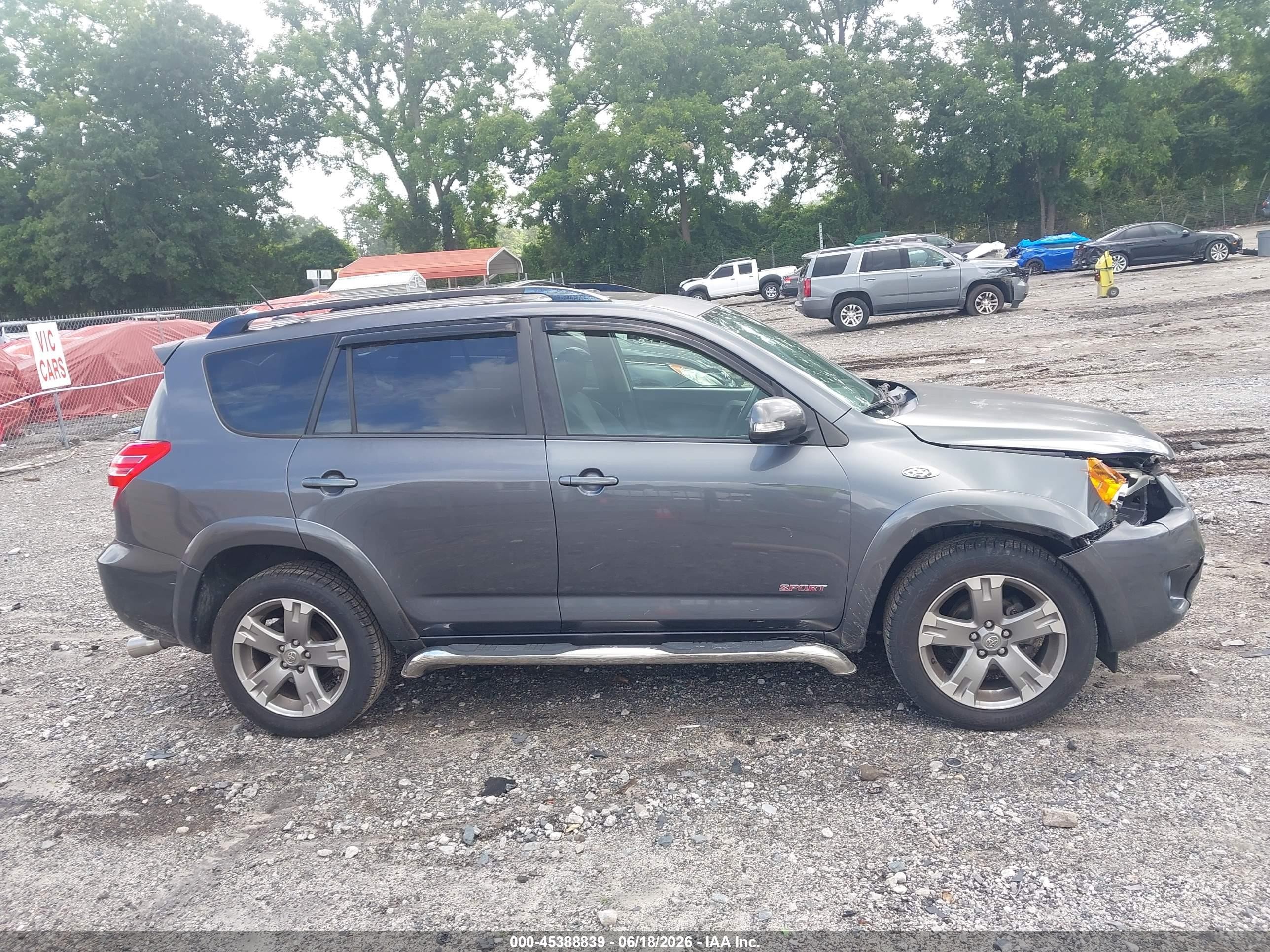 2012 Toyota Rav4 Sport Gray vin: JTMWF4DV1C5043355