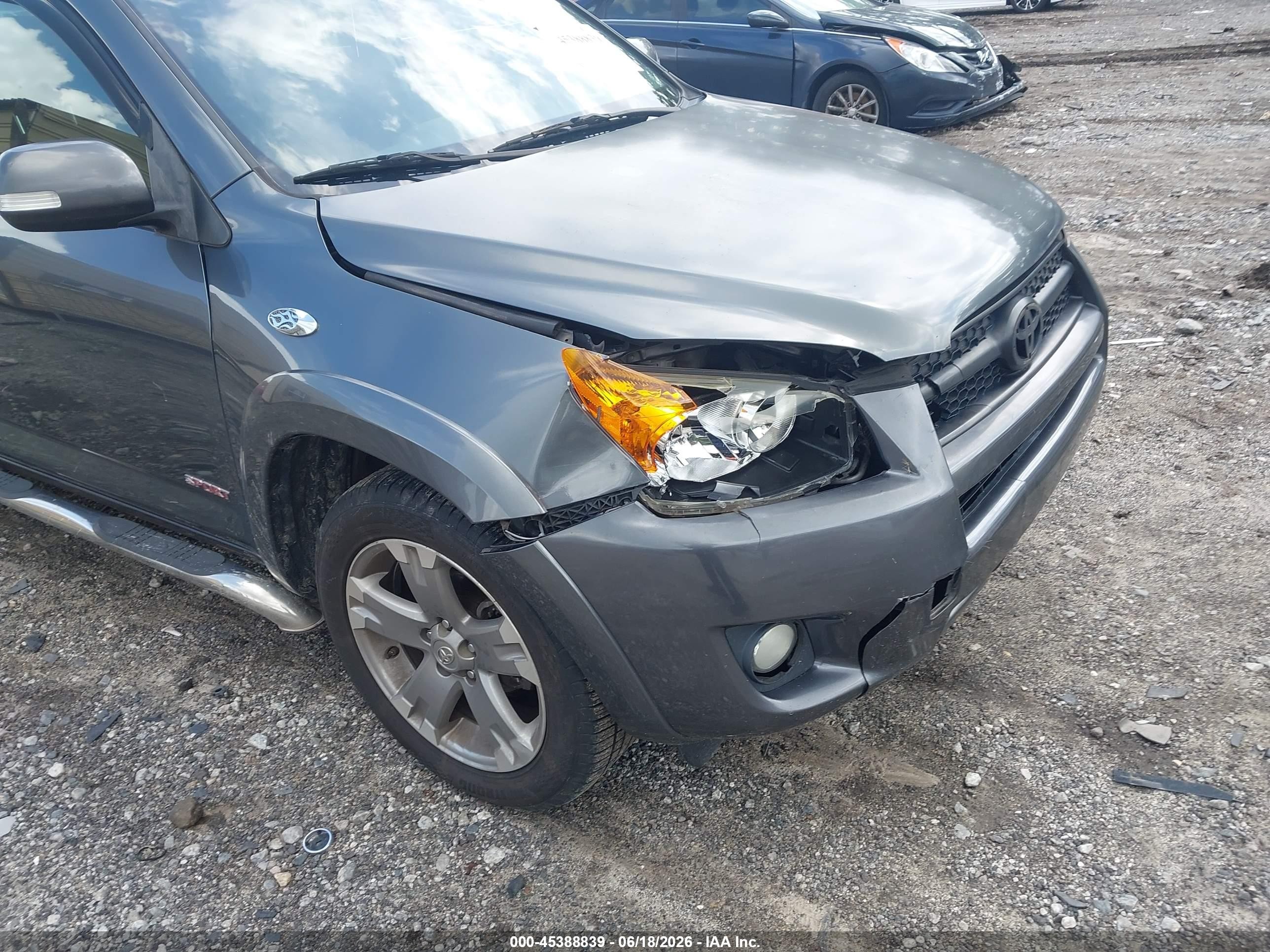 2012 Toyota Rav4 Sport Gray vin: JTMWF4DV1C5043355