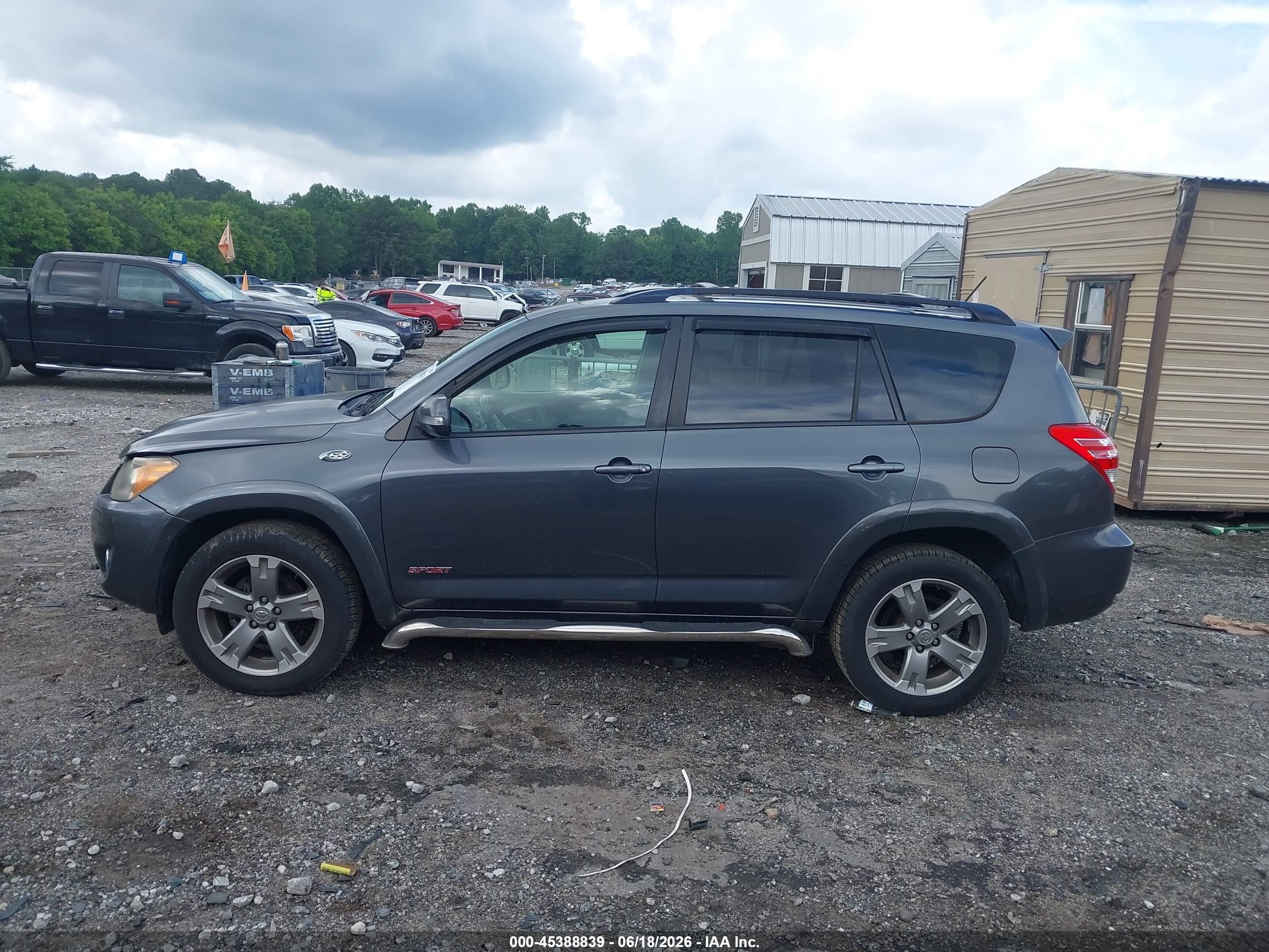 2012 Toyota Rav4 Sport Gray vin: JTMWF4DV1C5043355
