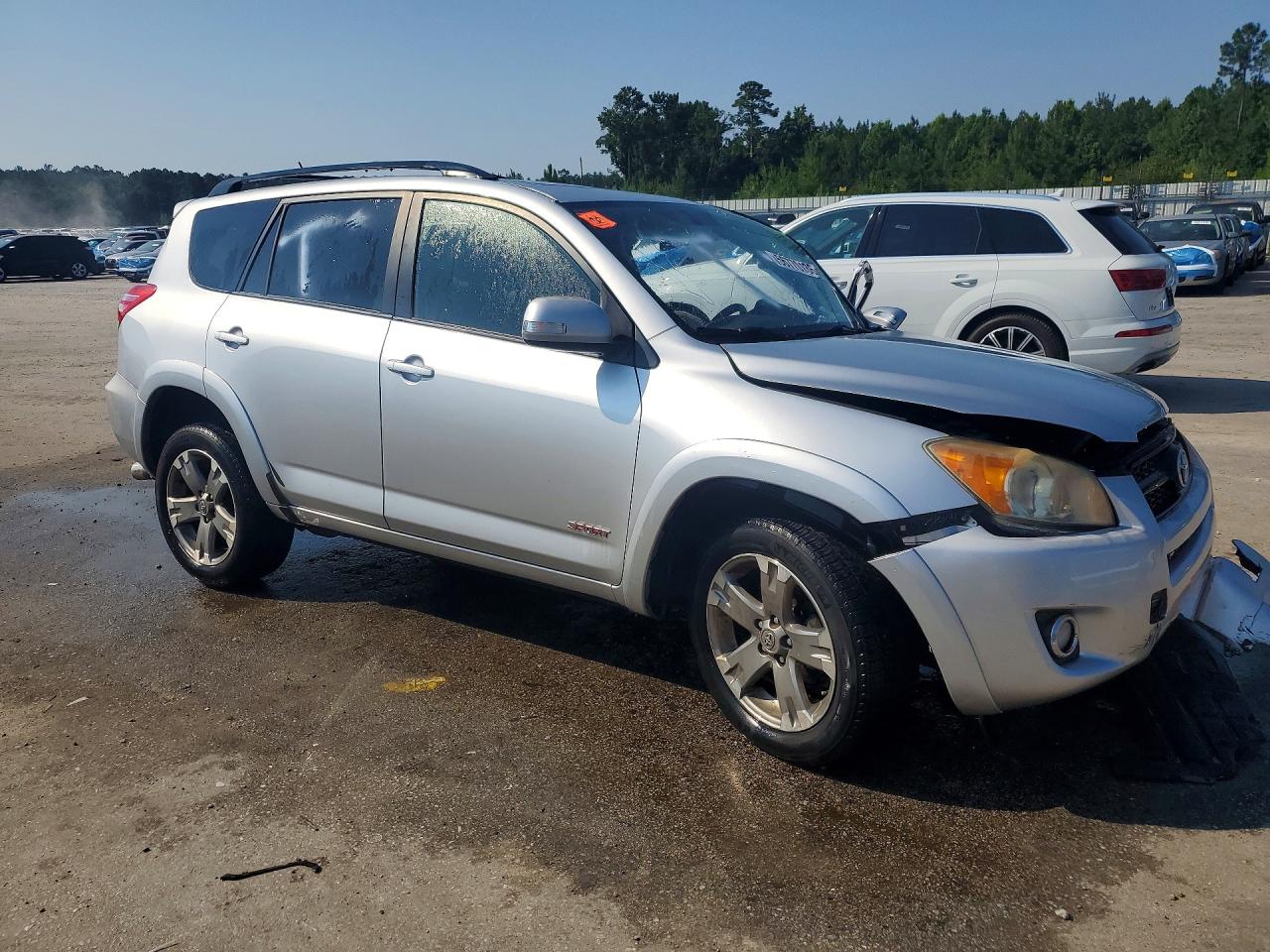 2012 Toyota Rav4 Sport Silver vin: JTMWF4DV1C5044294