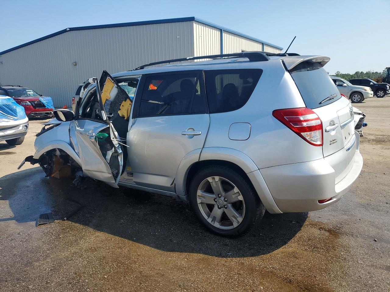 2012 Toyota Rav4 Sport Silver vin: JTMWF4DV1C5044294
