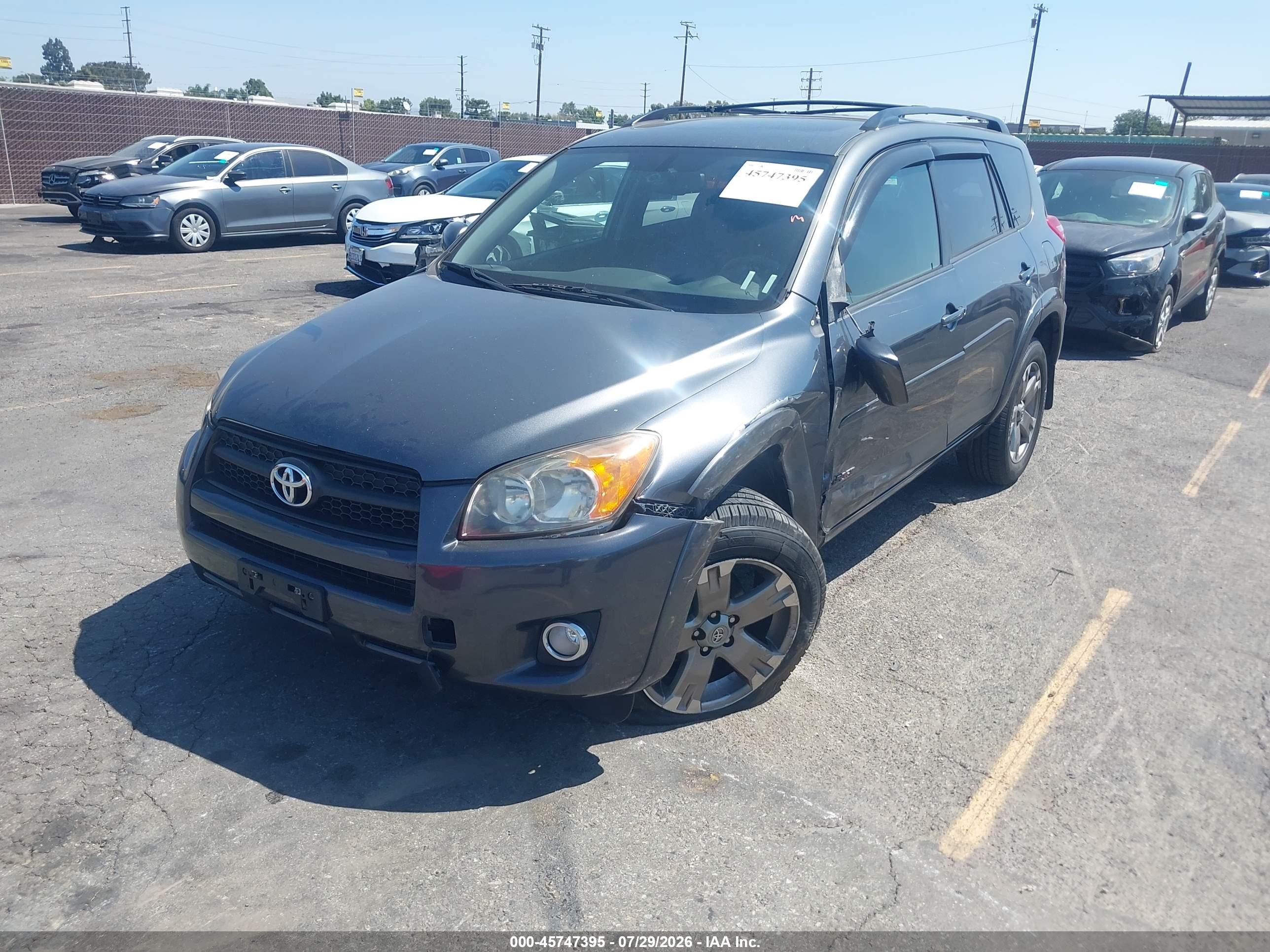 2010 Toyota Rav4 Sport Gray vin: JTMWF4DV2A5029347