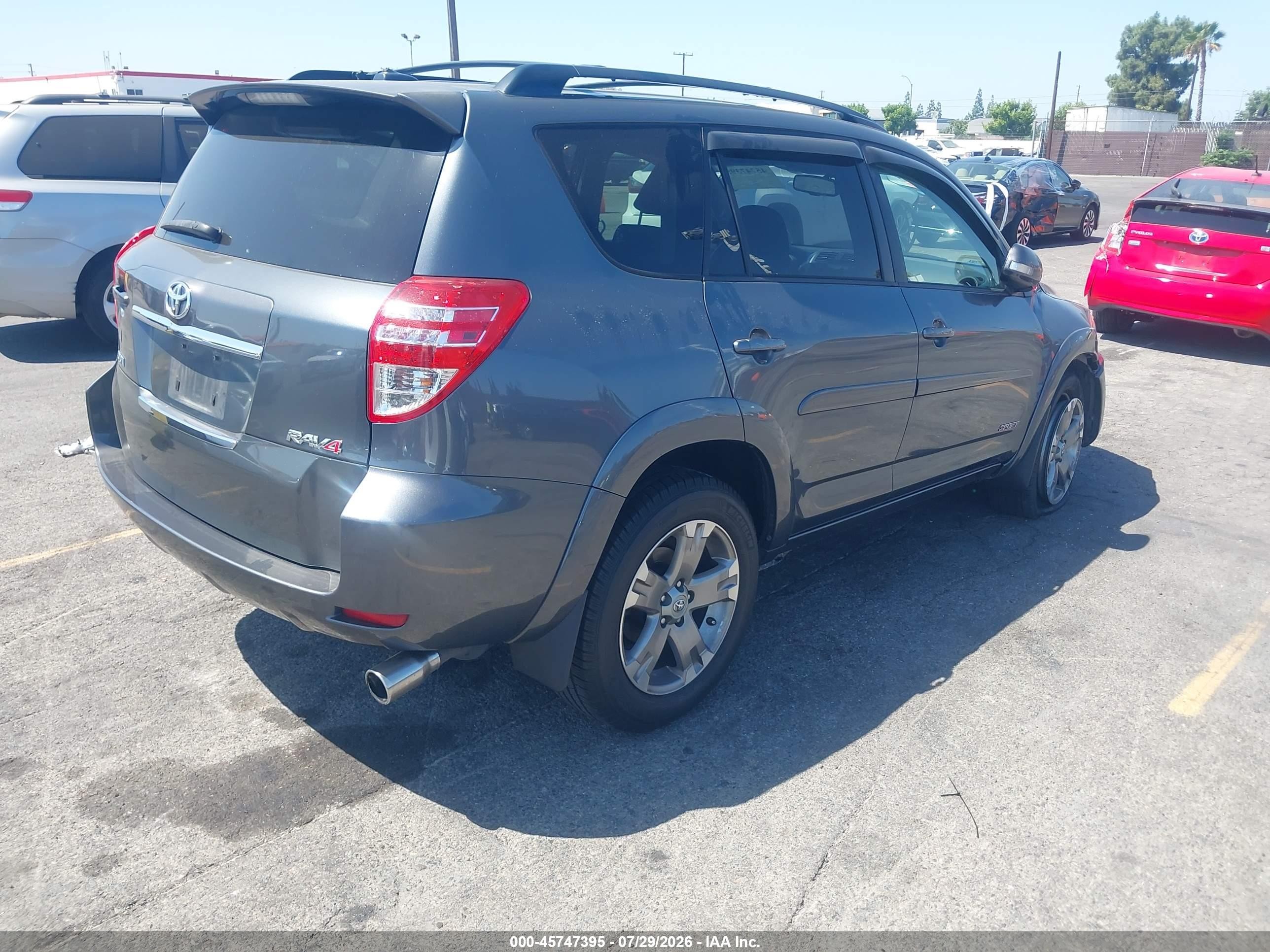 2010 Toyota Rav4 Sport Gray vin: JTMWF4DV2A5029347
