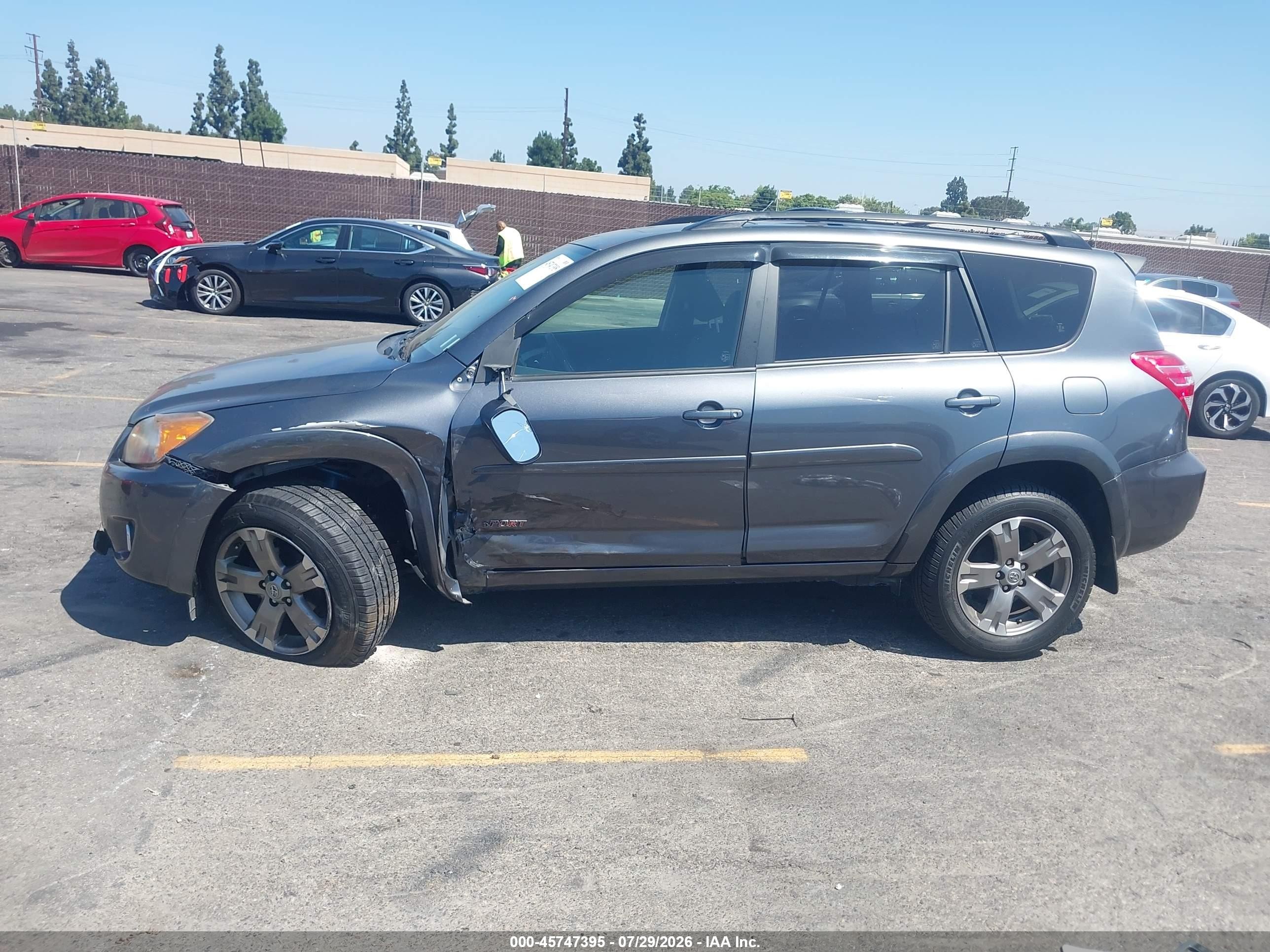 2010 Toyota Rav4 Sport Gray vin: JTMWF4DV2A5029347