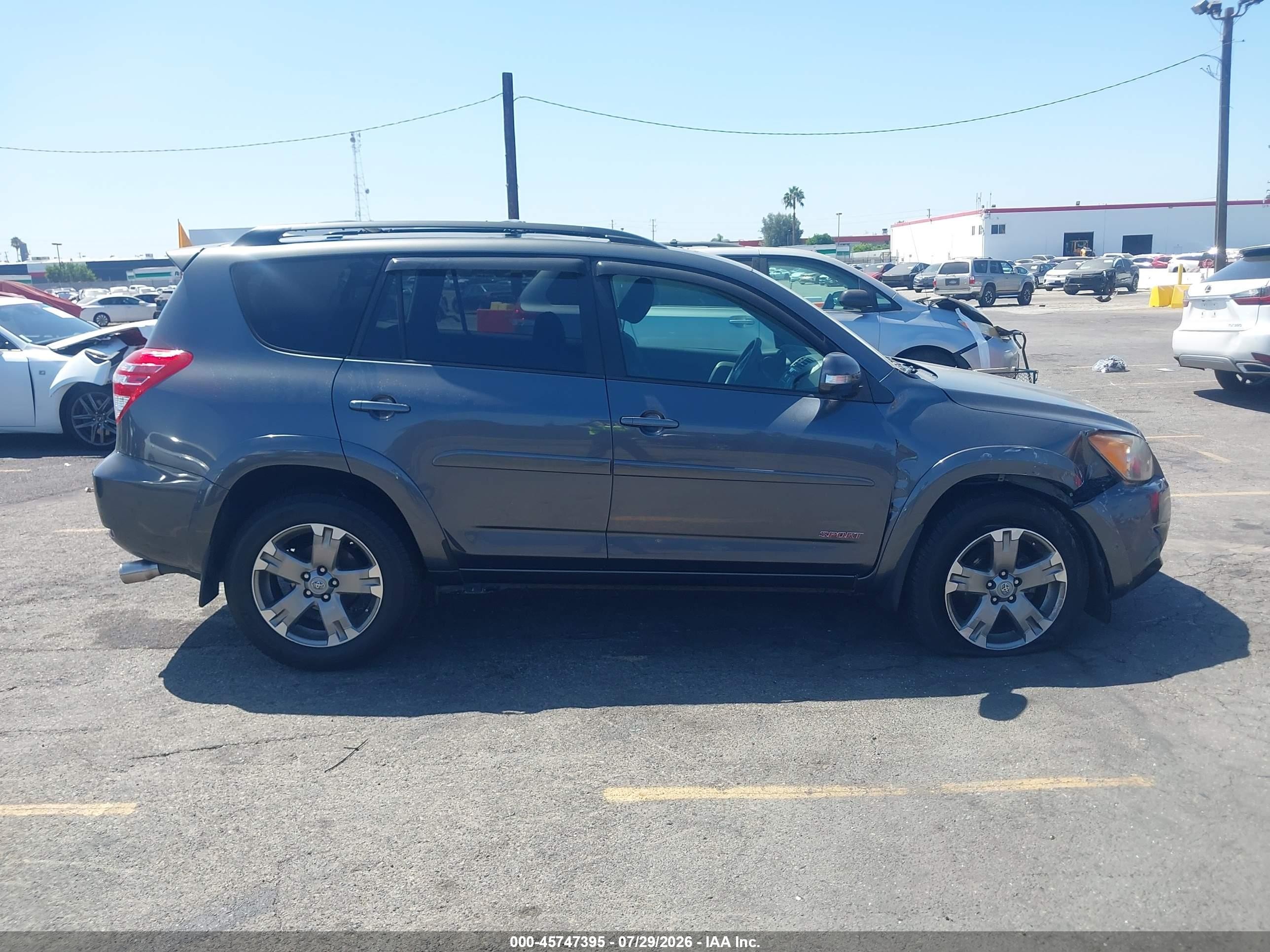 2010 Toyota Rav4 Sport Gray vin: JTMWF4DV2A5029347