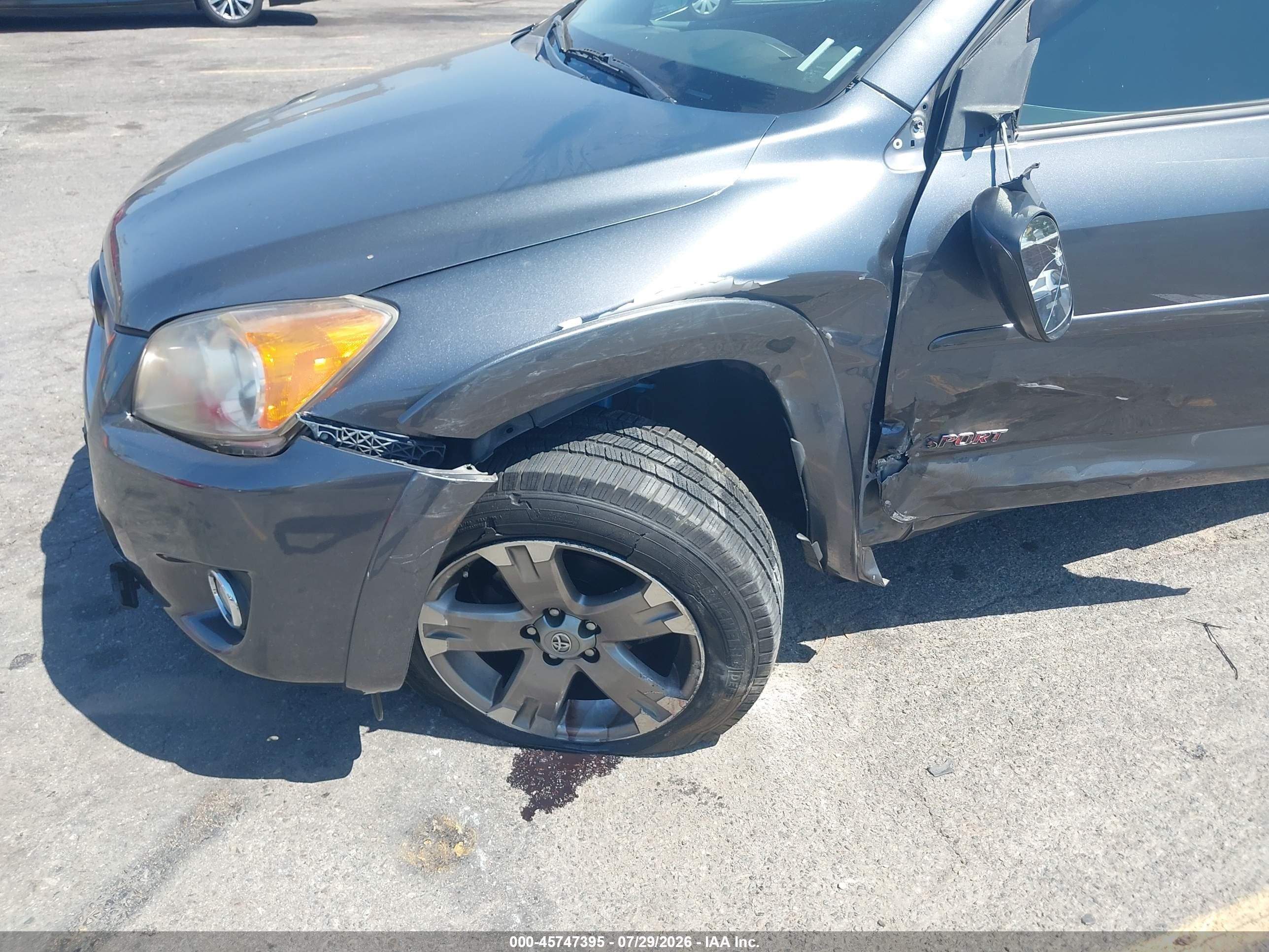 2010 Toyota Rav4 Sport Gray vin: JTMWF4DV2A5029347