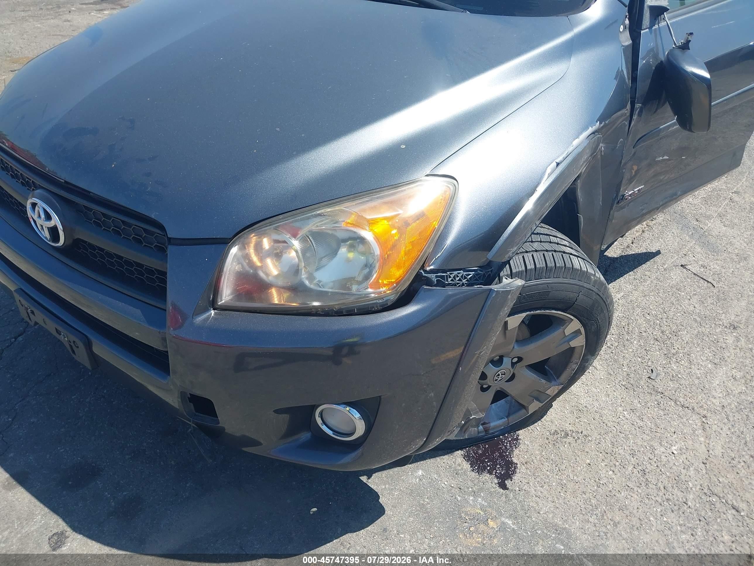 2010 Toyota Rav4 Sport Gray vin: JTMWF4DV2A5029347