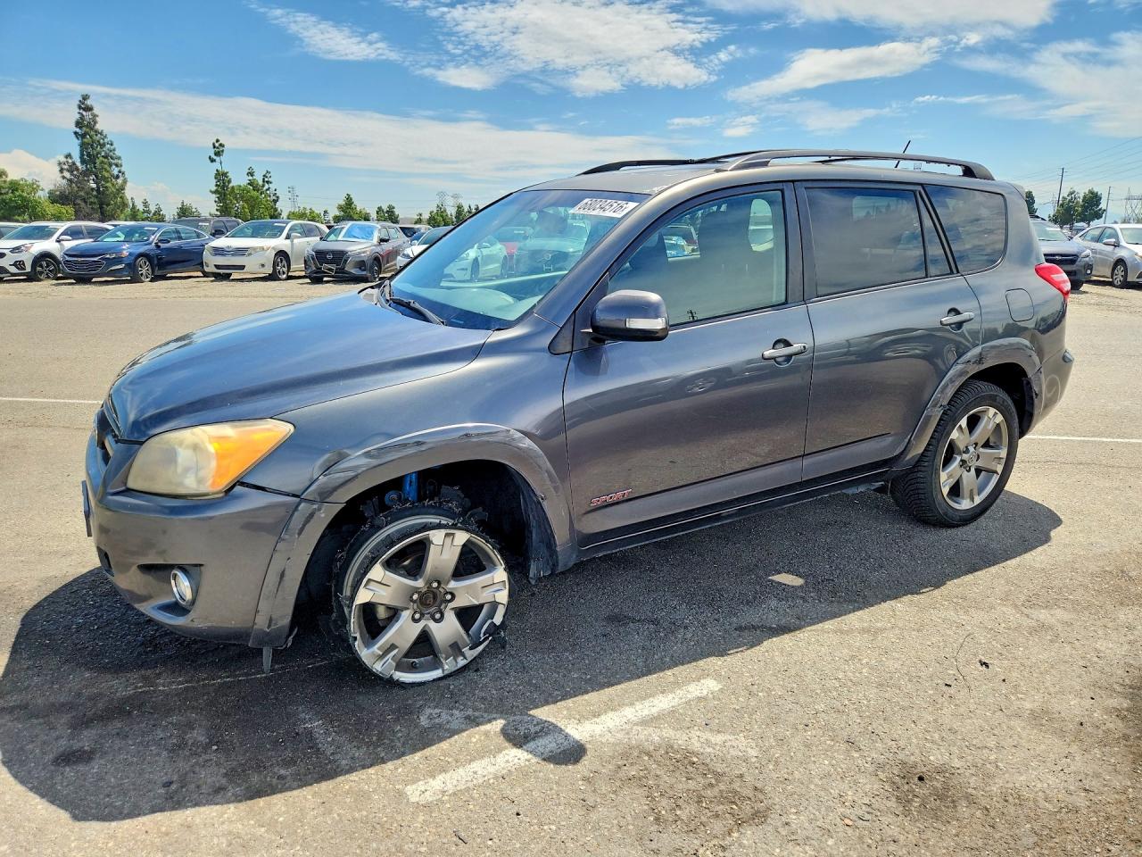 2010 Toyota Rav4 Sport Gray vin: JTMWF4DV2A5031440