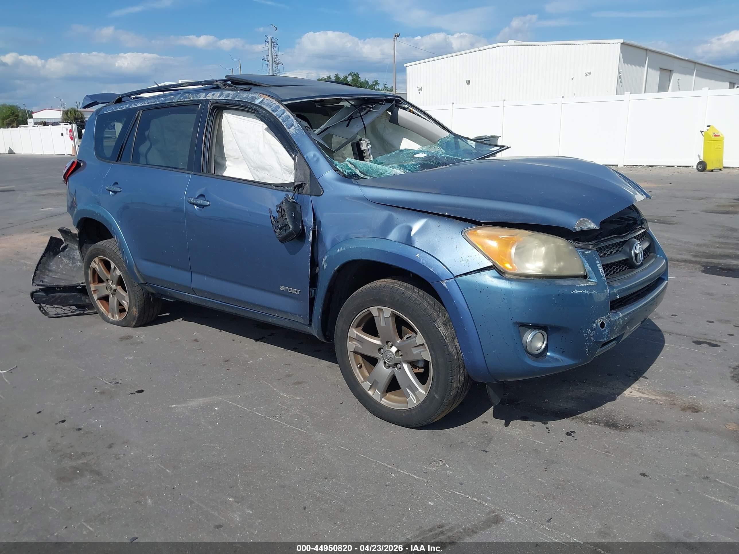 2010 Toyota Rav4 Sport Light Blue vin: JTMWF4DV3A5016736
