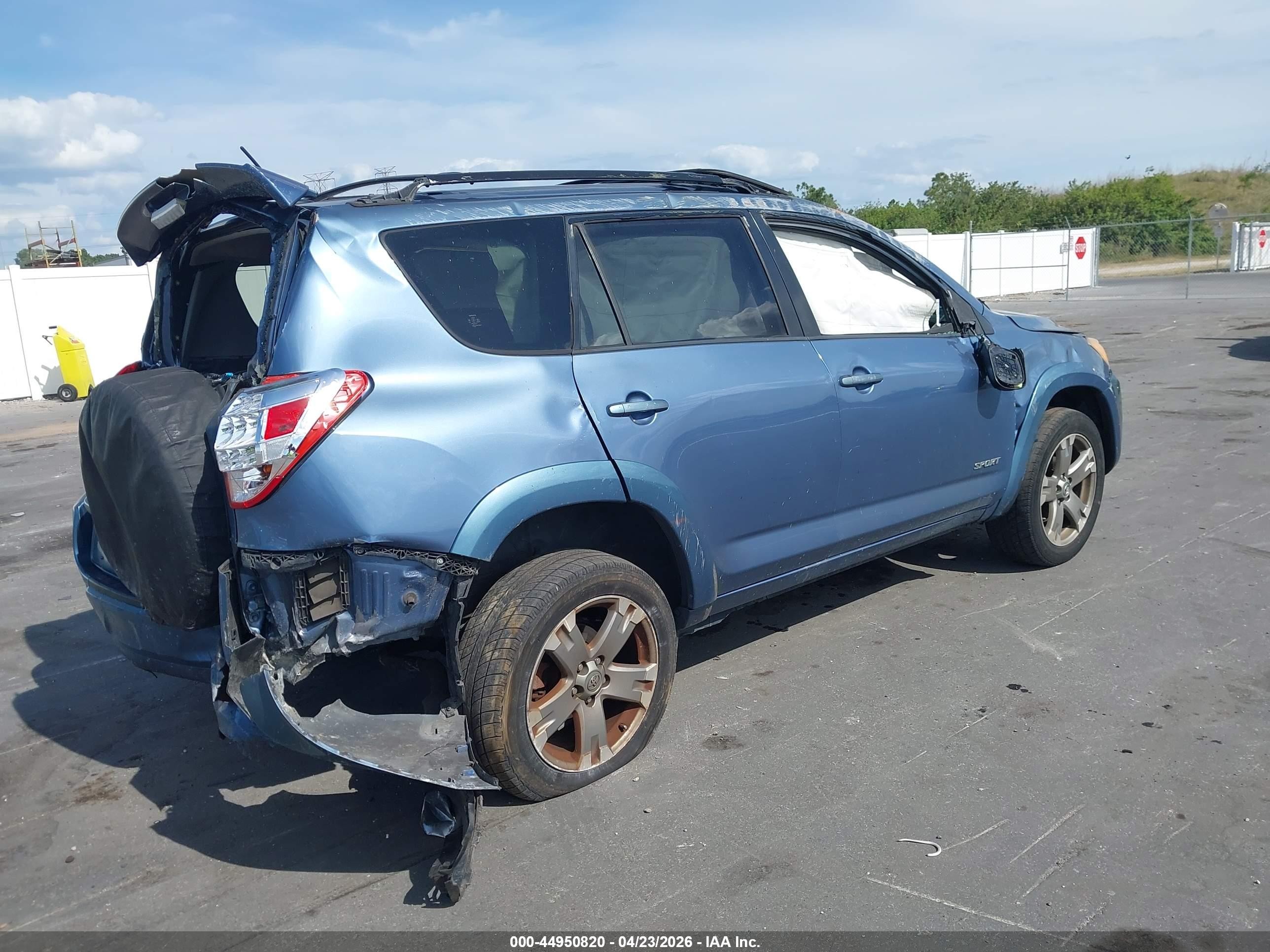 2010 Toyota Rav4 Sport Light Blue vin: JTMWF4DV3A5016736