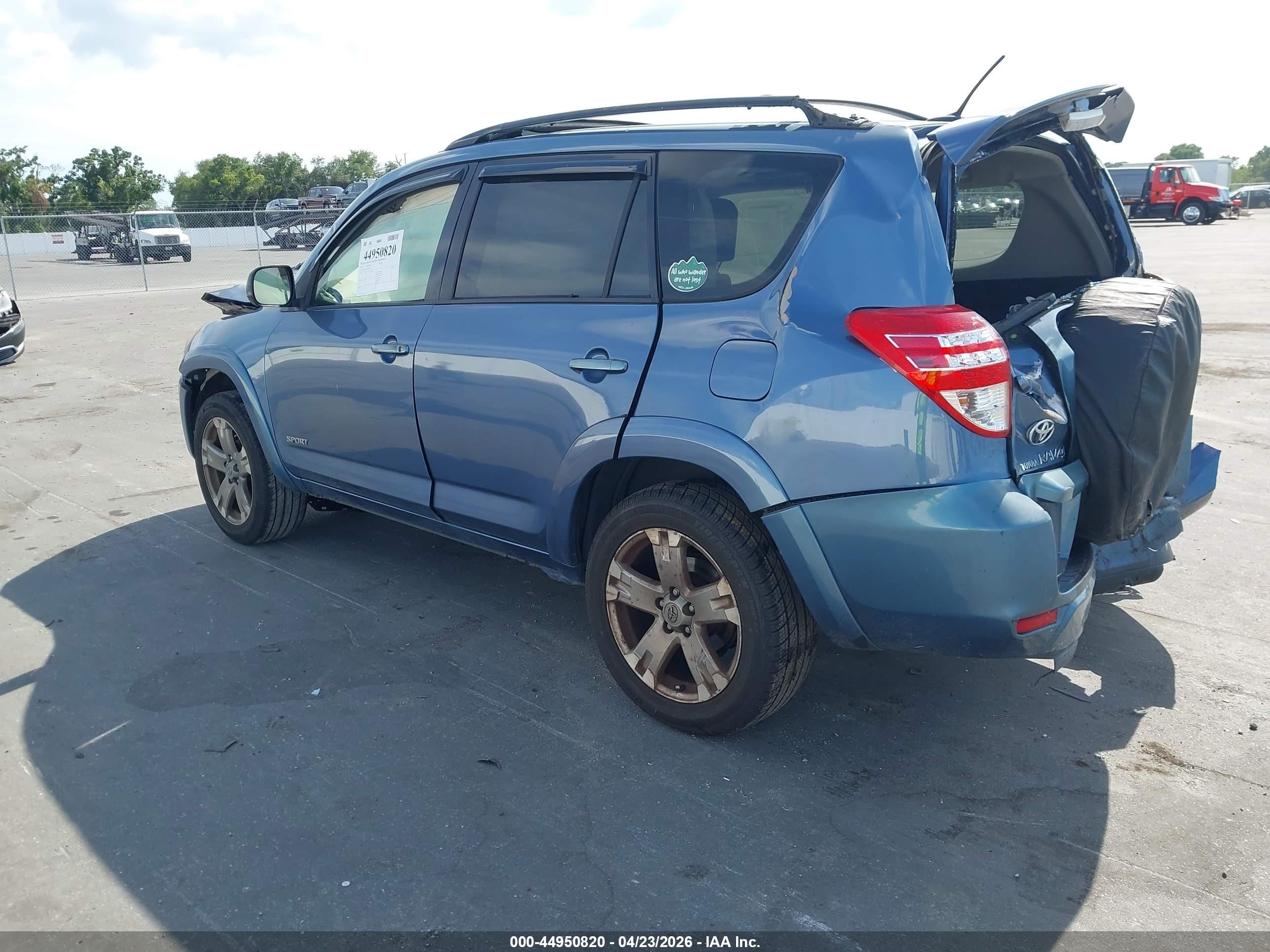 2010 Toyota Rav4 Sport Light Blue vin: JTMWF4DV3A5016736