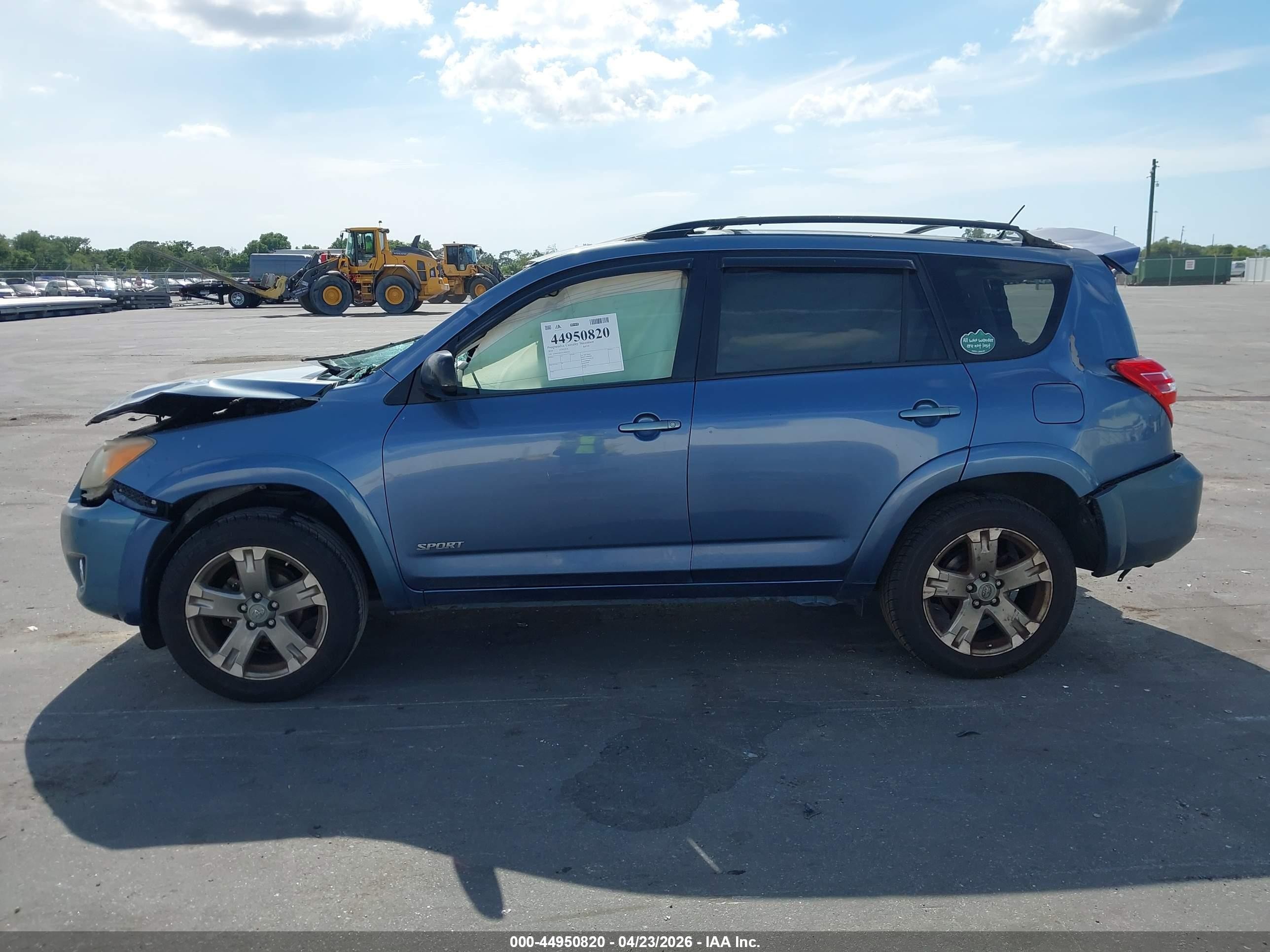 2010 Toyota Rav4 Sport Light Blue vin: JTMWF4DV3A5016736