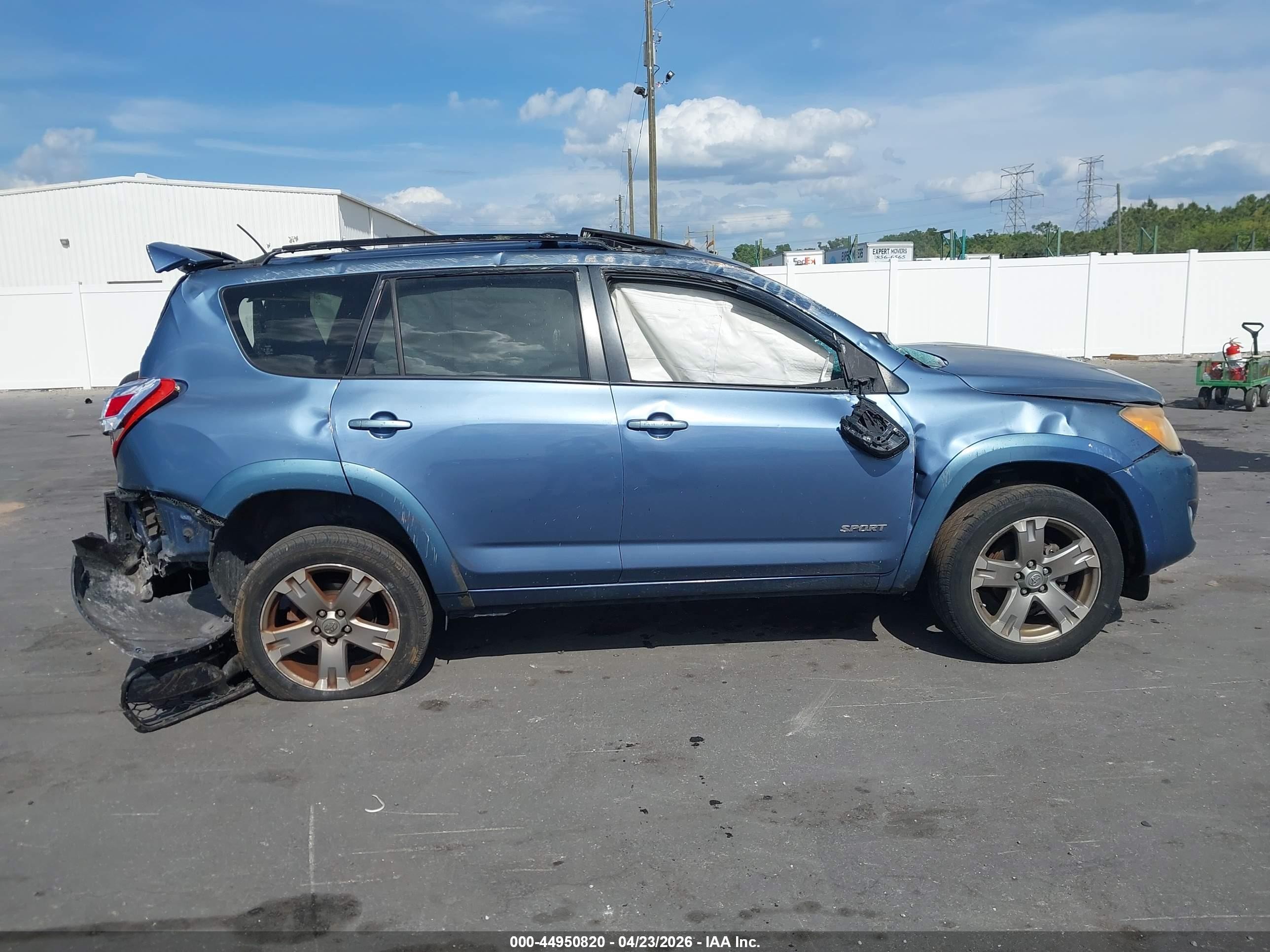 2010 Toyota Rav4 Sport Light Blue vin: JTMWF4DV3A5016736