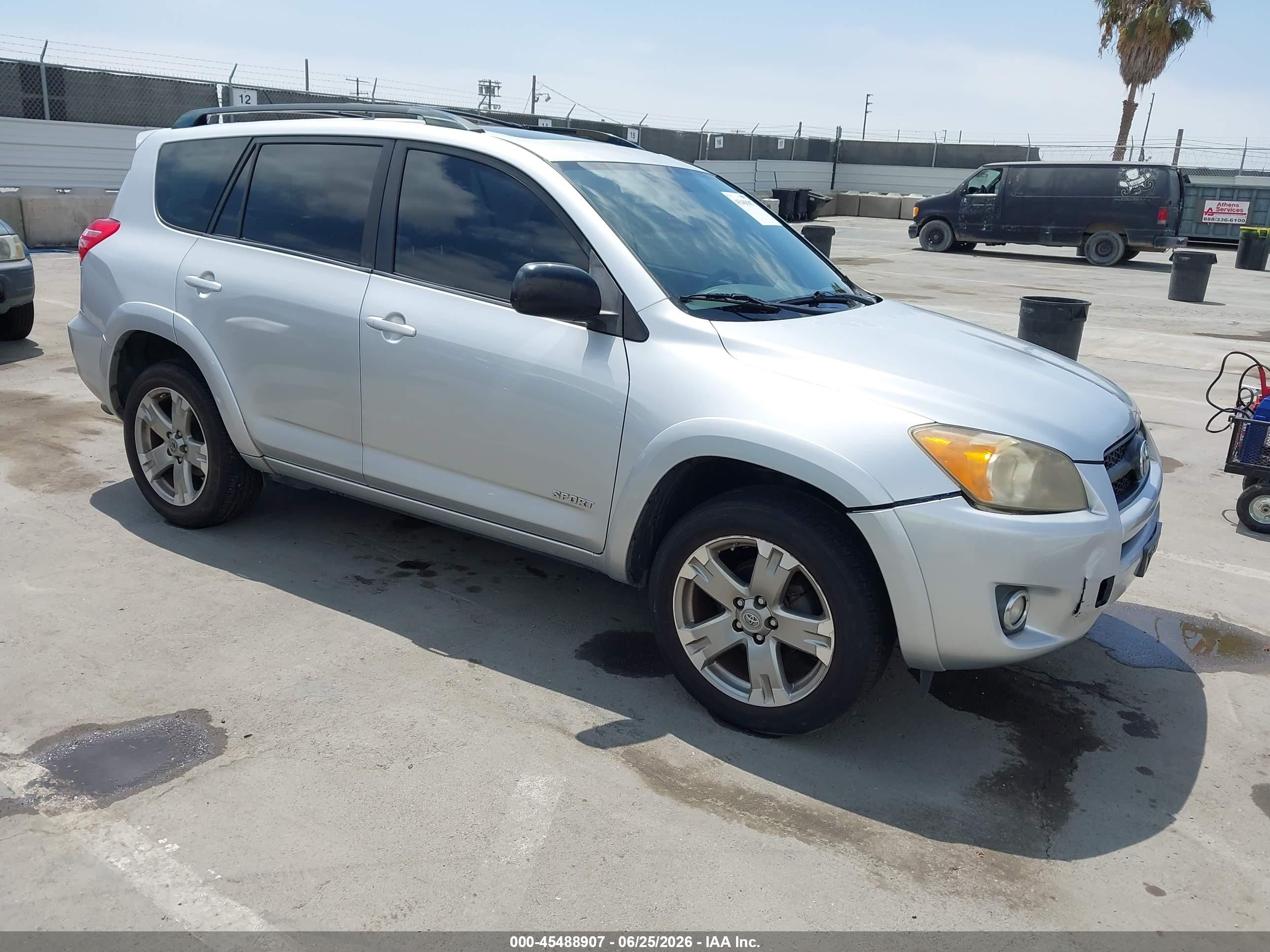 2010 Toyota Rav4 Sport Silver vin: JTMWF4DV3AD018735