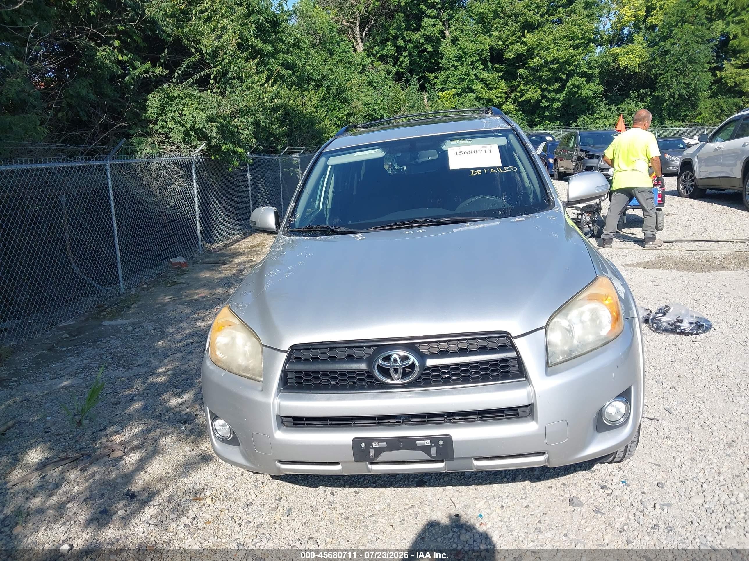 2011 Toyota Rav4 Sport Серебряный vin: JTMWF4DV3B5037930
