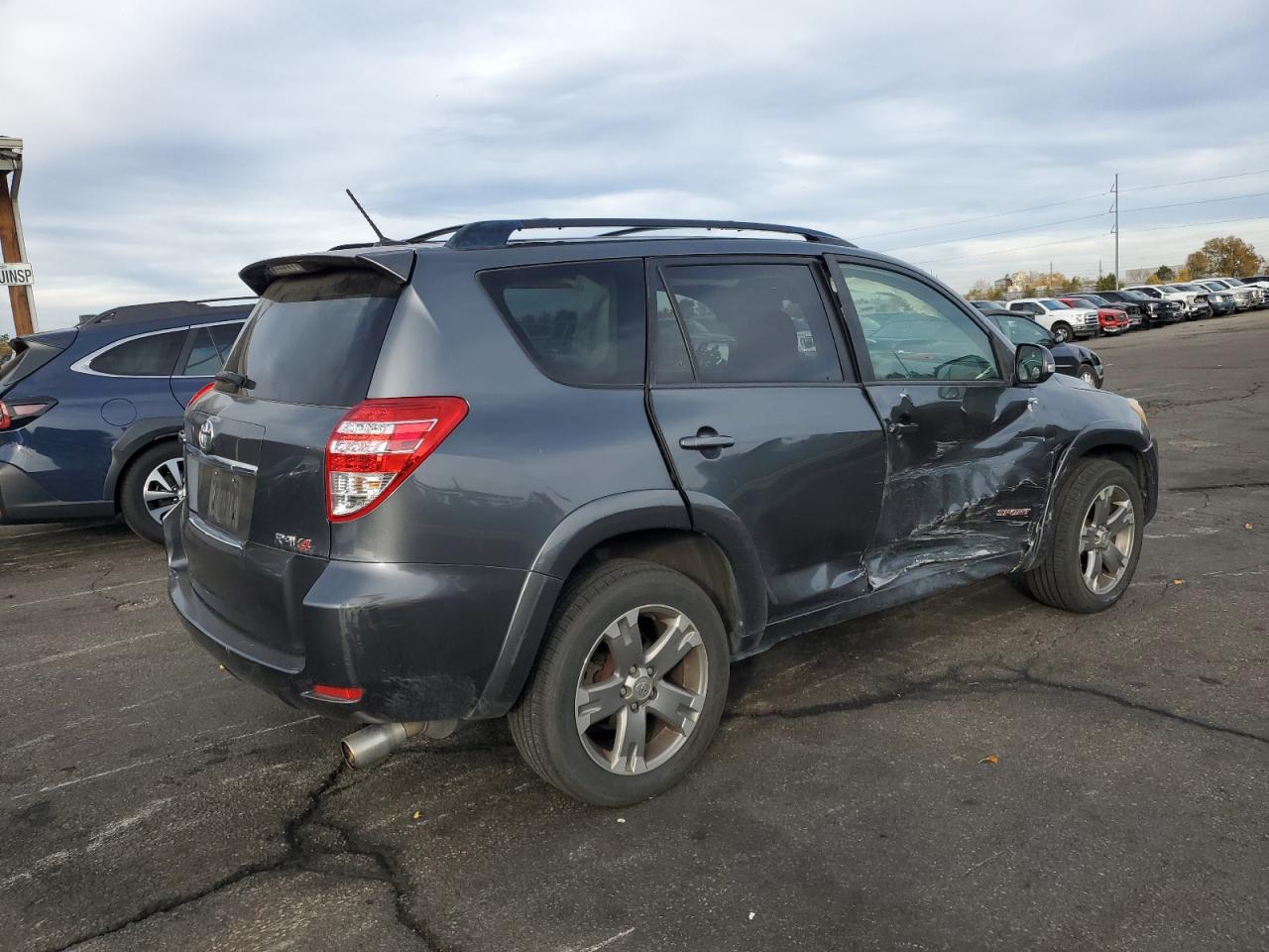 2010 Toyota Rav4 Sport Gray vin: JTMWF4DV4A5028782